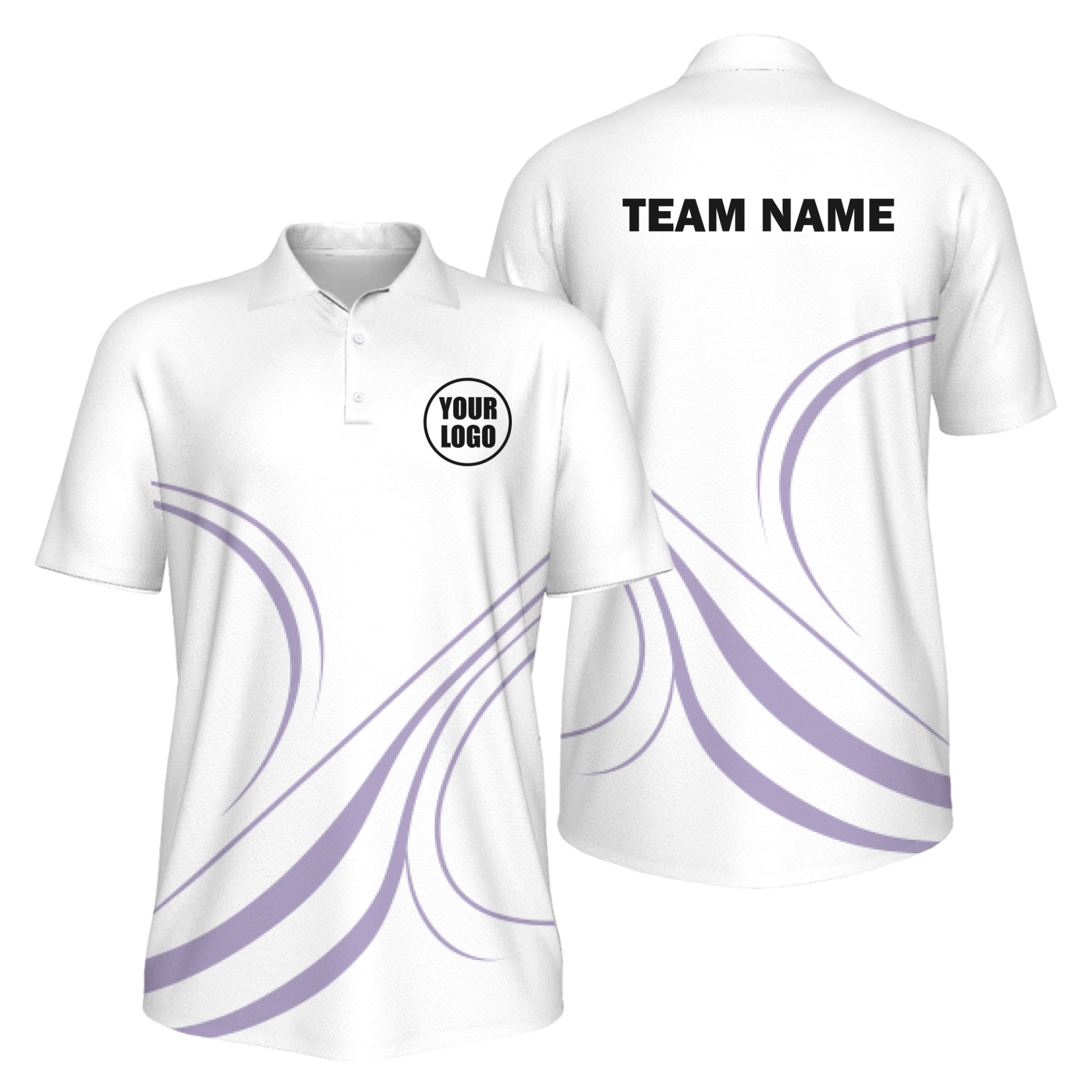 Picklewin Curvy Men's Custom UV Protection Polo Shirt 8