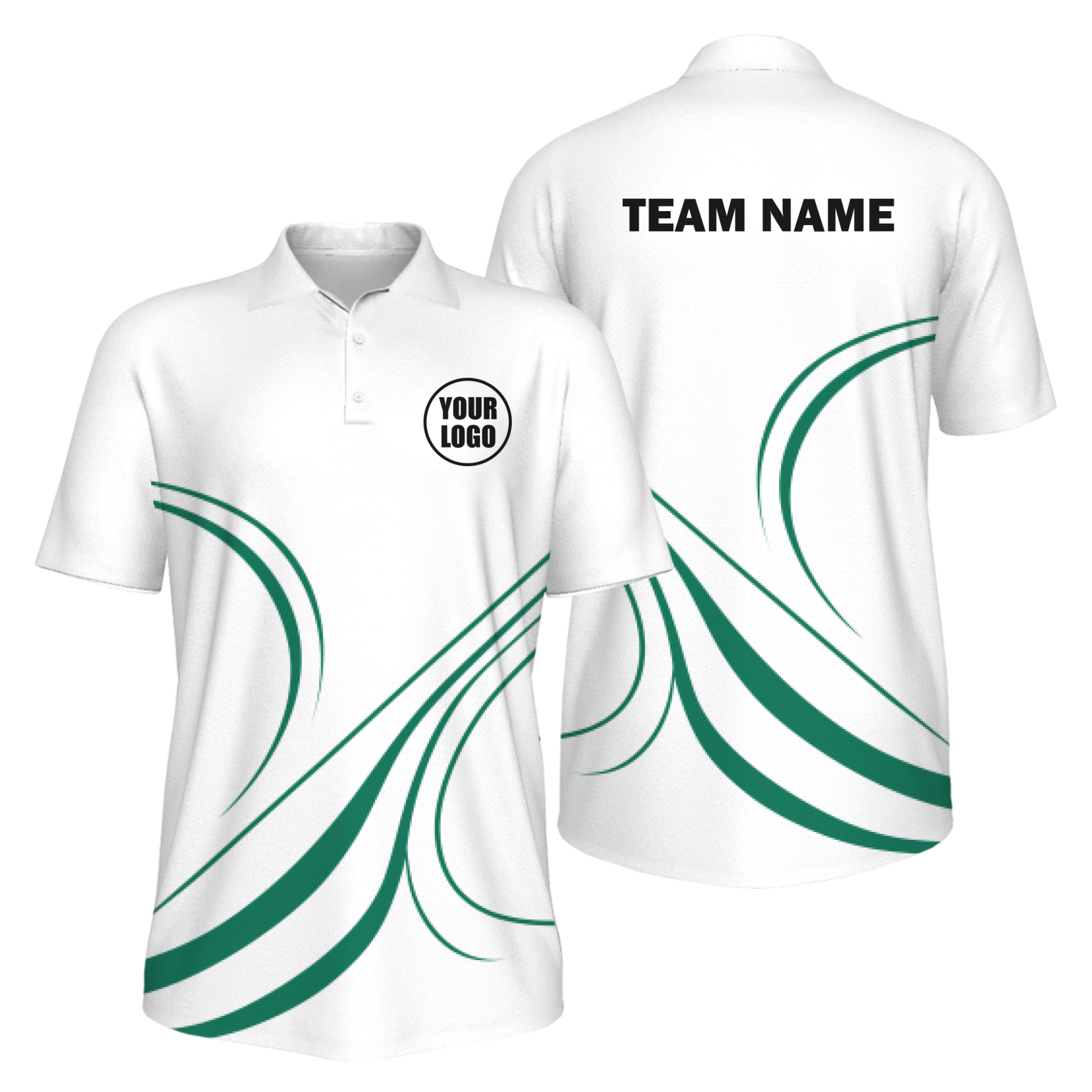 Picklewin Curvy Men's Custom UV Protection Polo Shirt 9