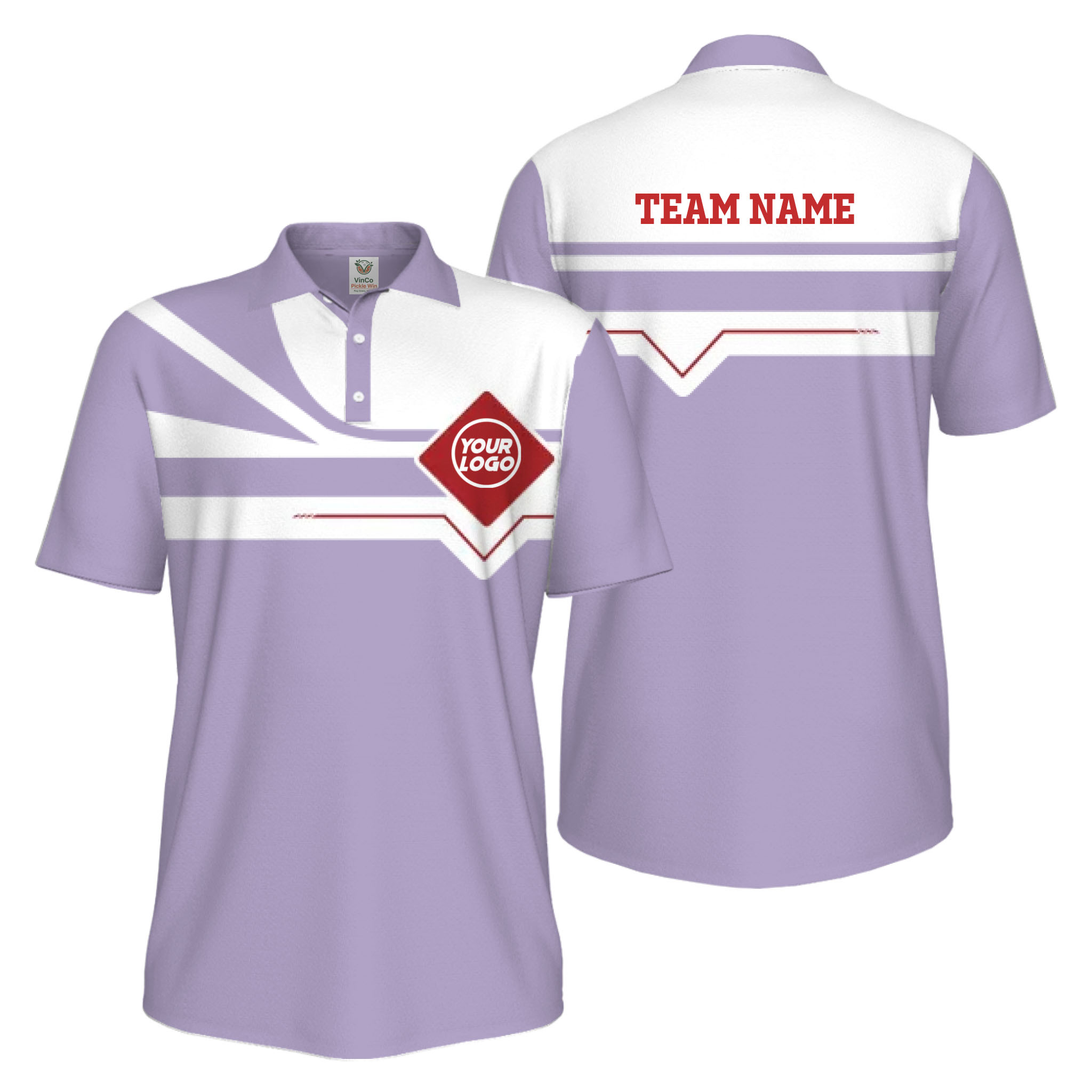 Picklewin Custom Logo And Team Name Sport UV Protection Polo Shirt Men  9