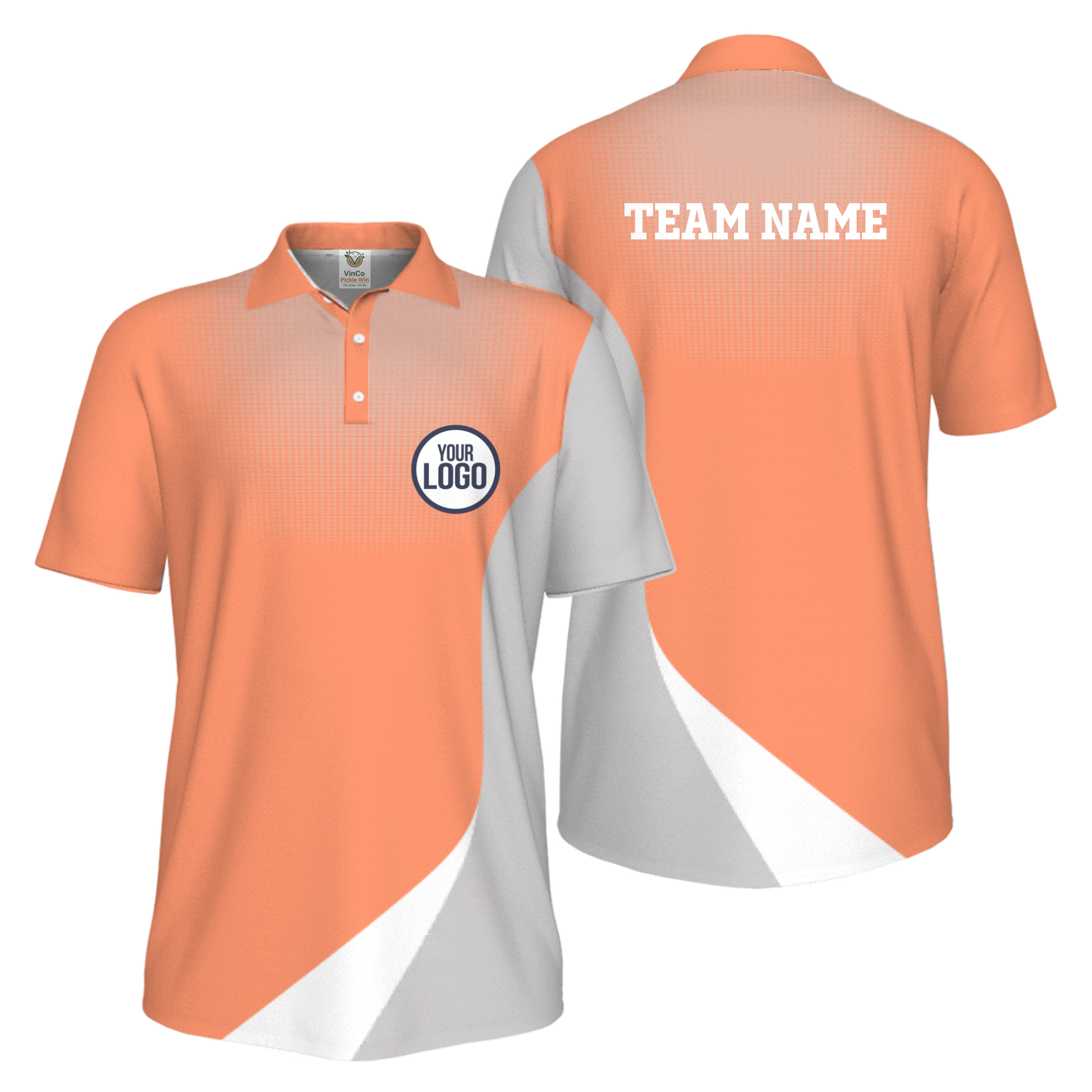 Picklewin Custom Logo Sporty UV Protection Polo Shirt For Men  7