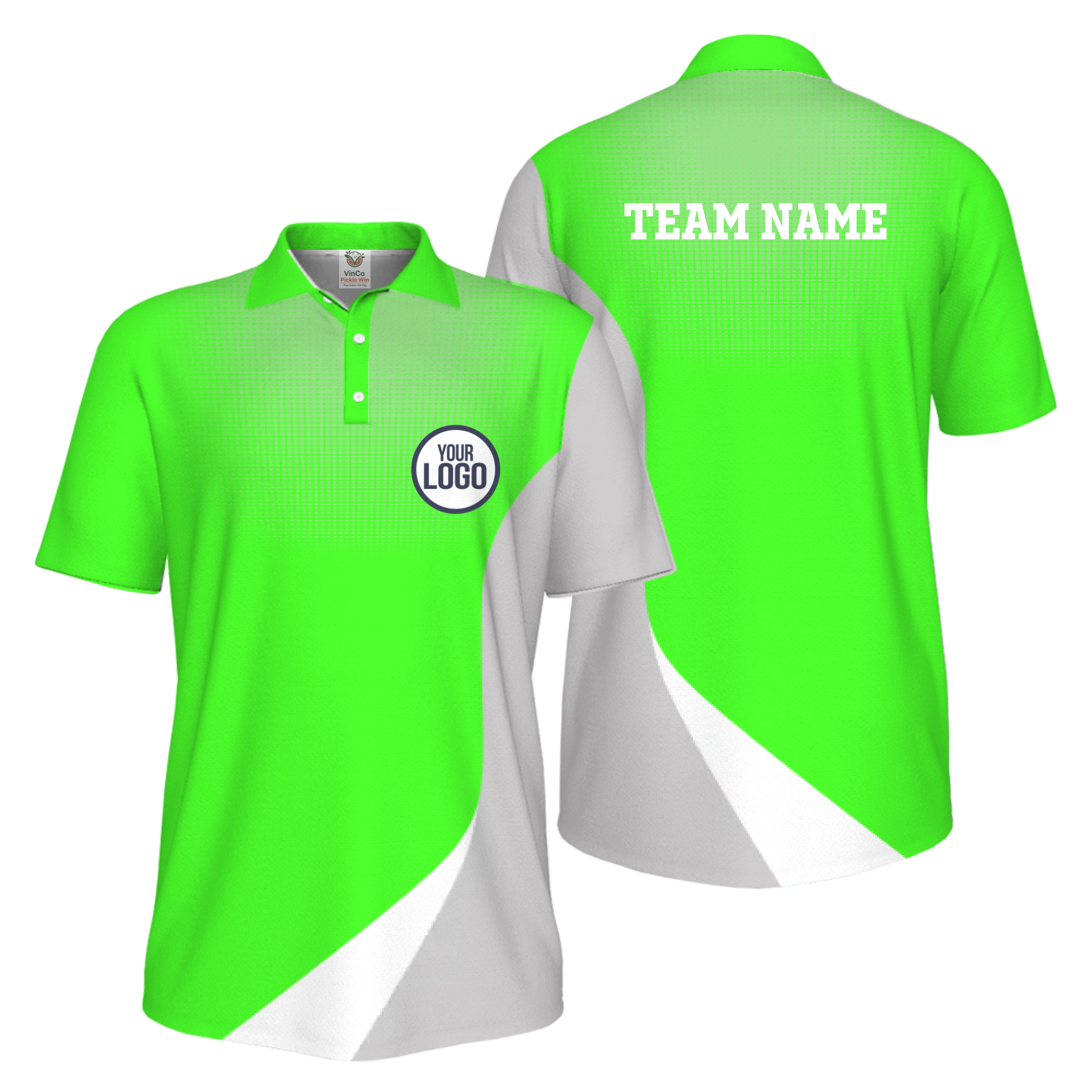 Picklewin Custom Logo Sporty UV Protection Polo Shirt For Men  13