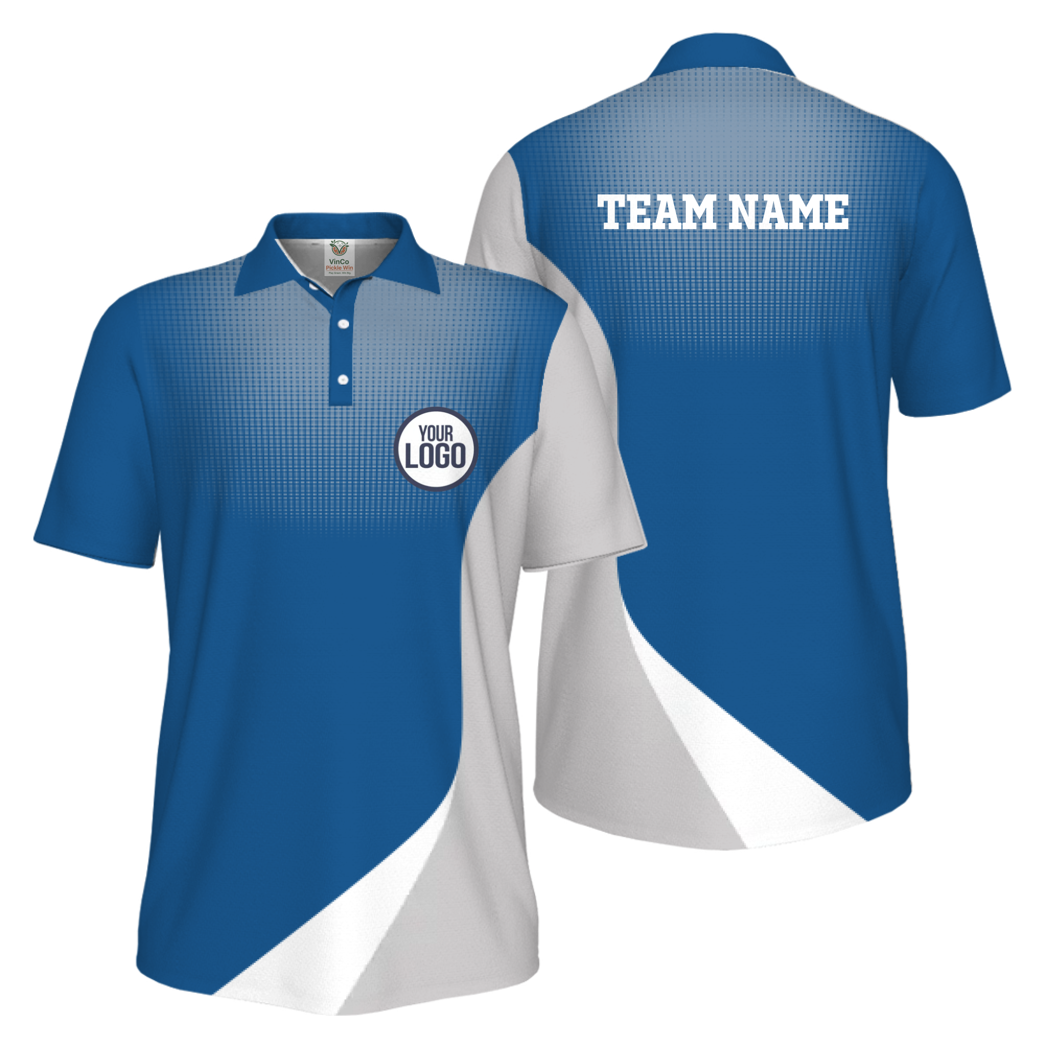 Picklewin Custom Logo Sporty UV Protection Polo Shirt For Men  5