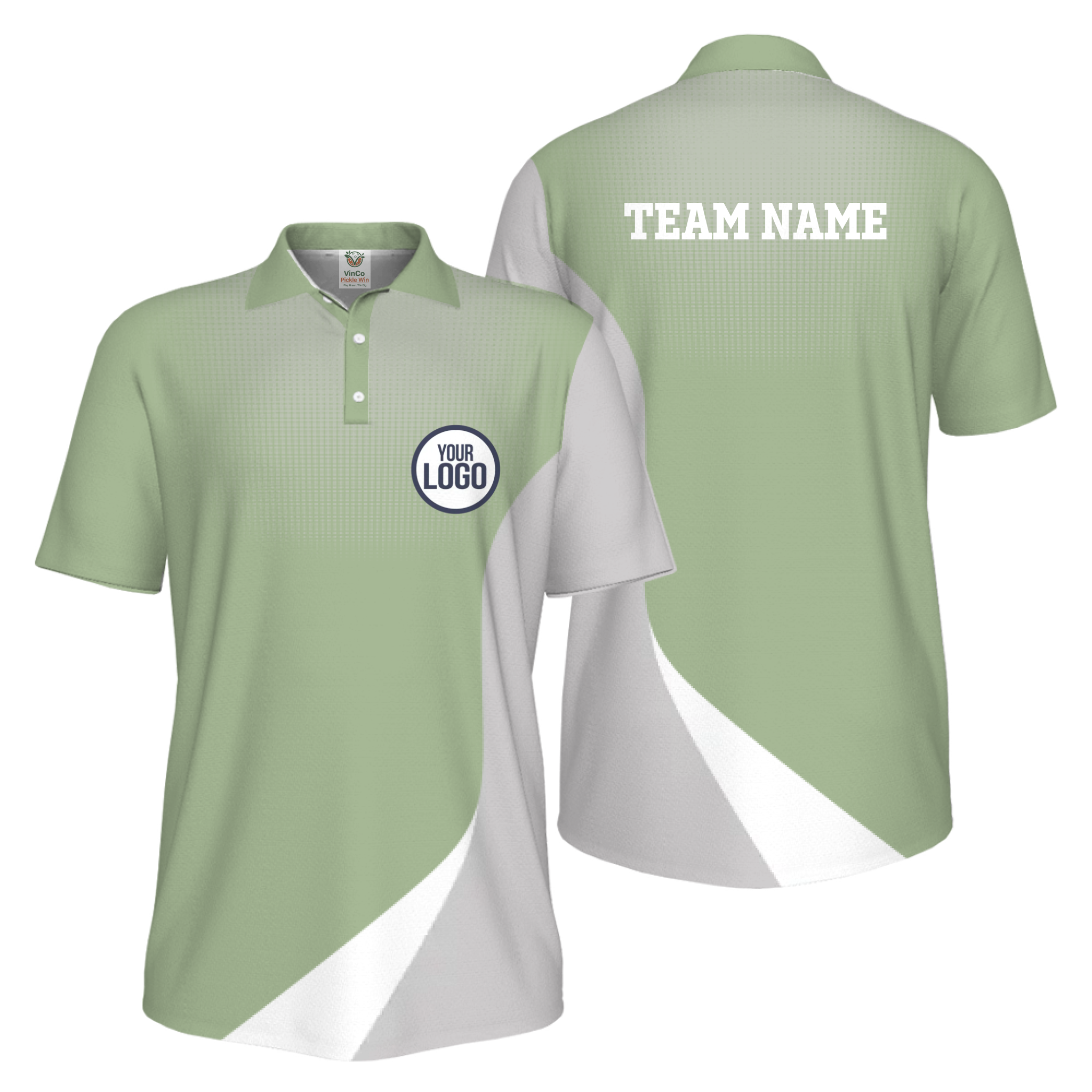 Picklewin Custom Logo Sporty UV Protection Polo Shirt For Men  6
