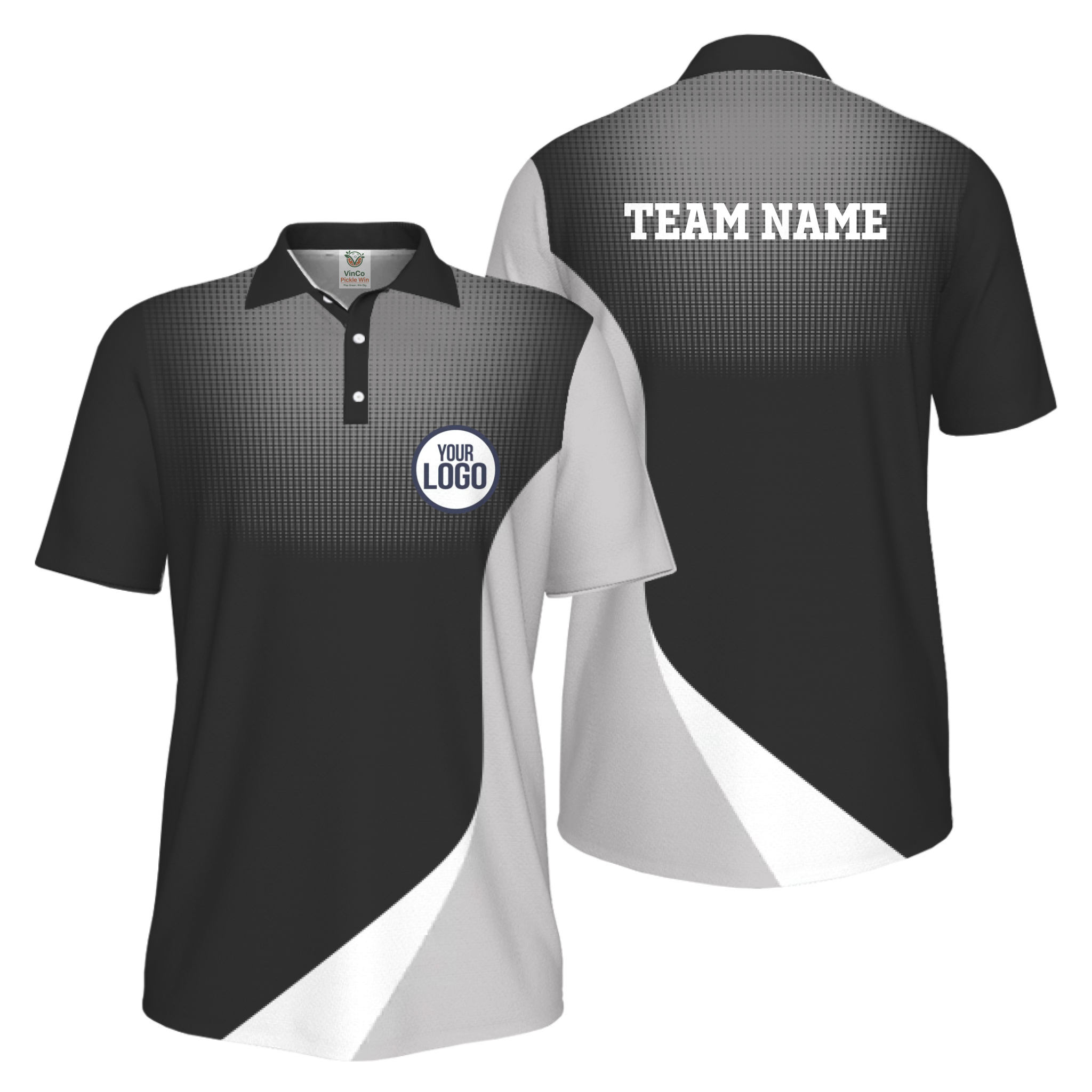 Picklewin Custom Logo Sporty UV Protection Polo Shirt For Men  16