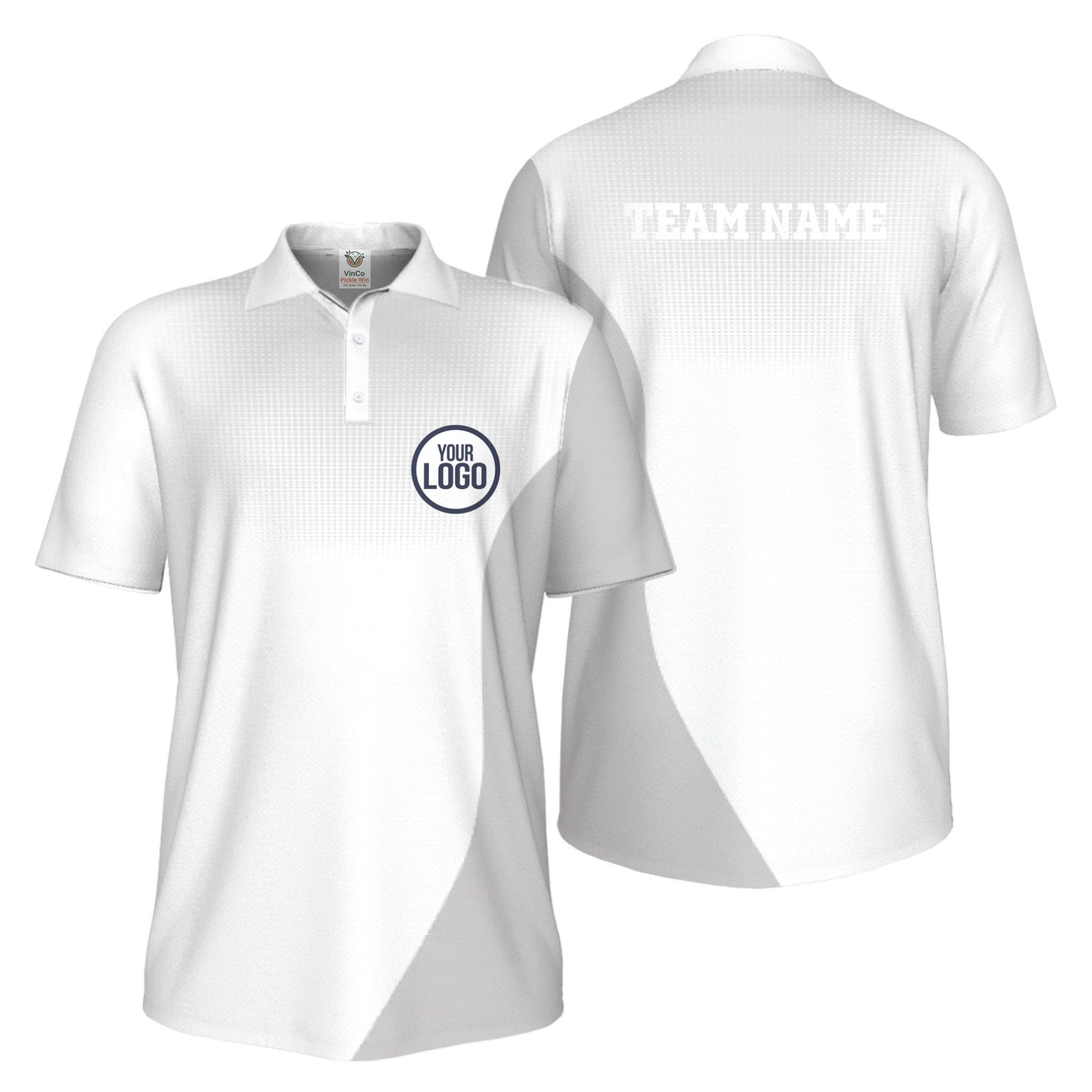 Picklewin Custom Logo Sporty UV Protection Polo Shirt For Men  17