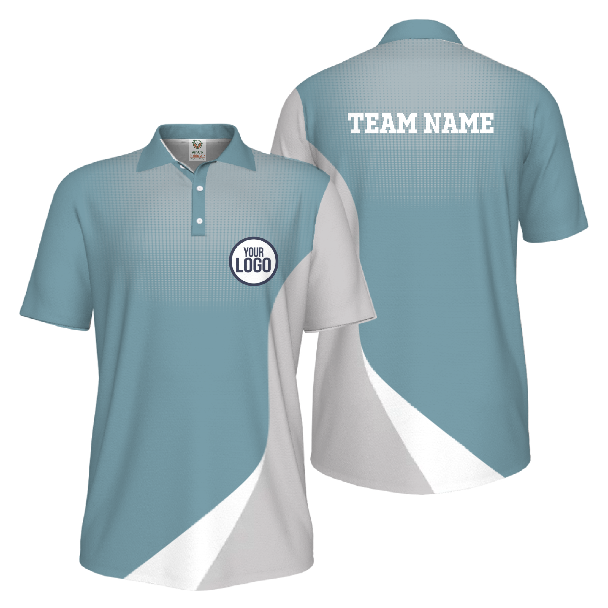 Picklewin Custom Logo Sporty UV Protection Polo Shirt For Men  4
