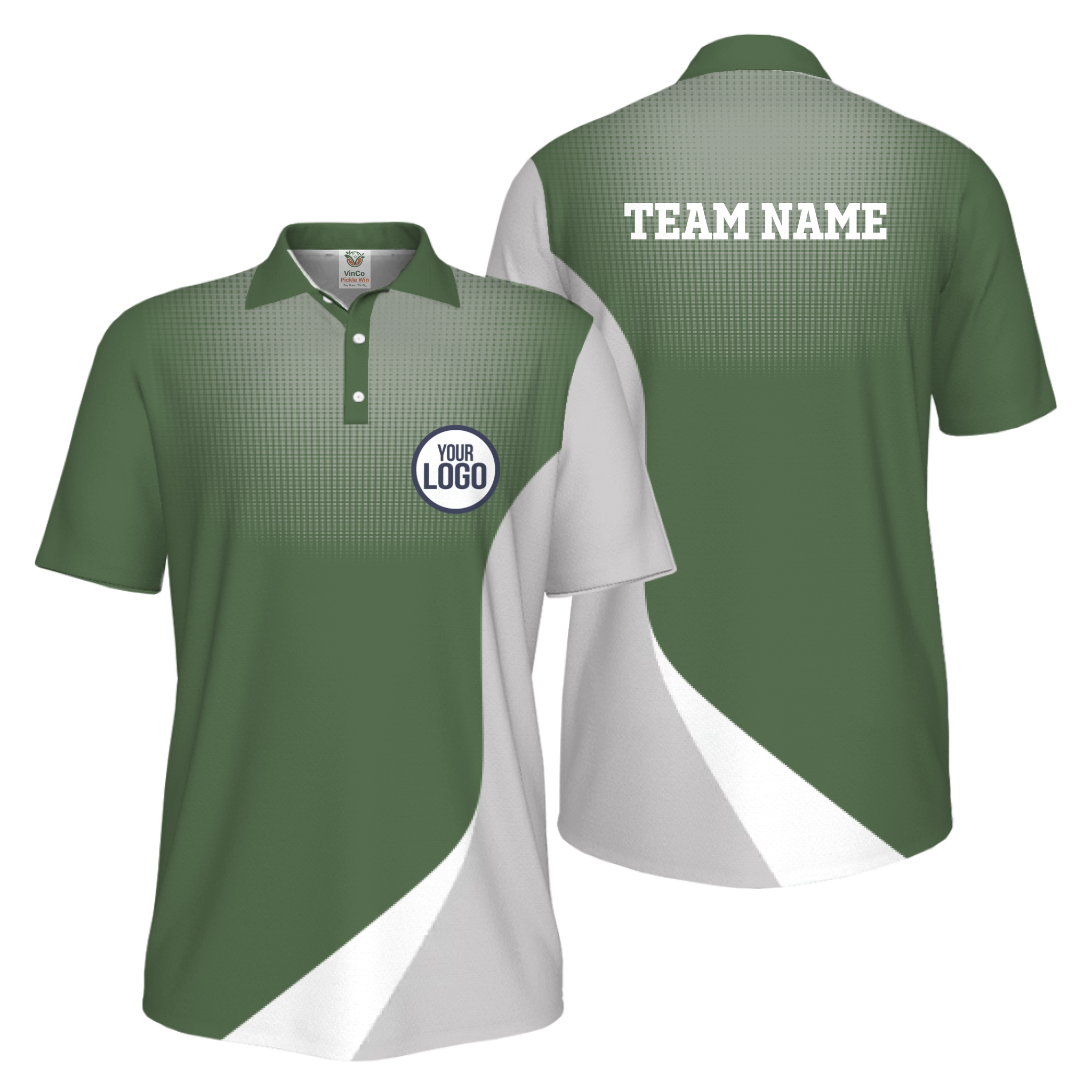 Picklewin Custom Logo Sporty UV Protection Polo Shirt For Men  11