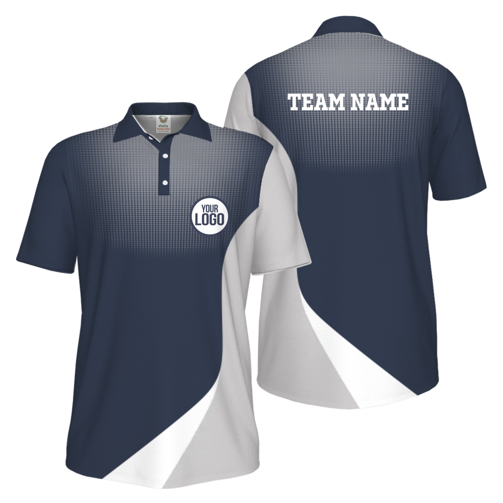 Picklewin Custom Logo Sporty UV Protection Polo Shirt For Men  12