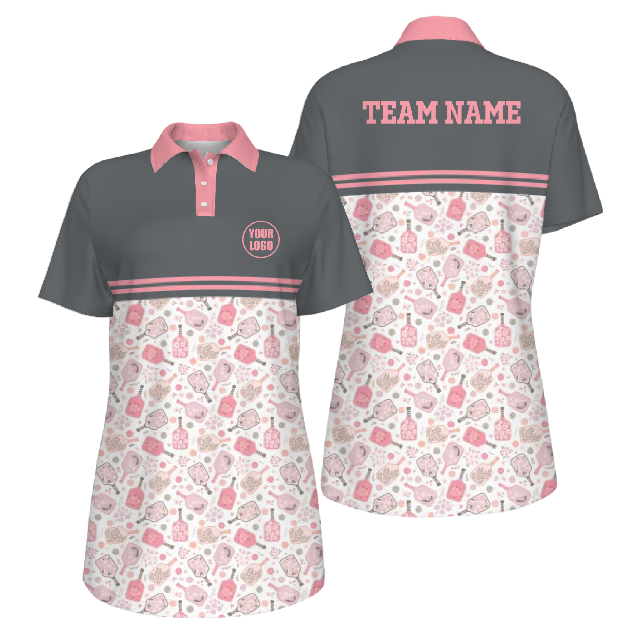 Picklewin Custom Logo UV Protection Pickleball Mother Day Polo Shirt Women  6