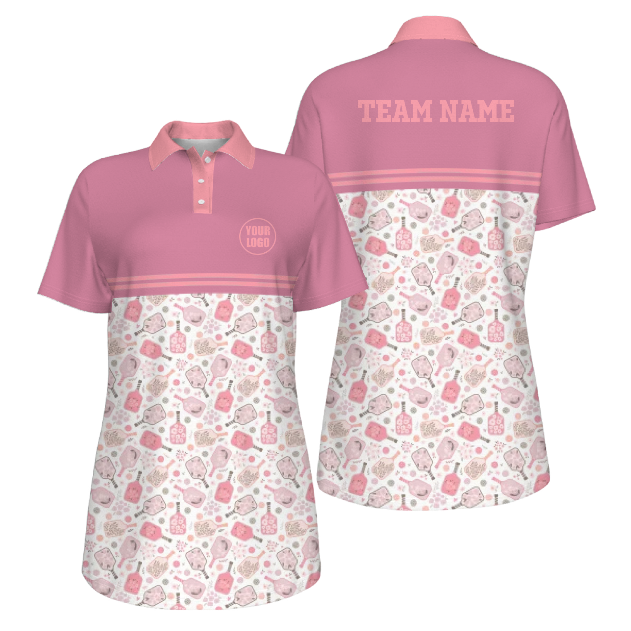 Picklewin Custom Logo UV Protection Pickleball Mother Day Polo Shirt Women  2
