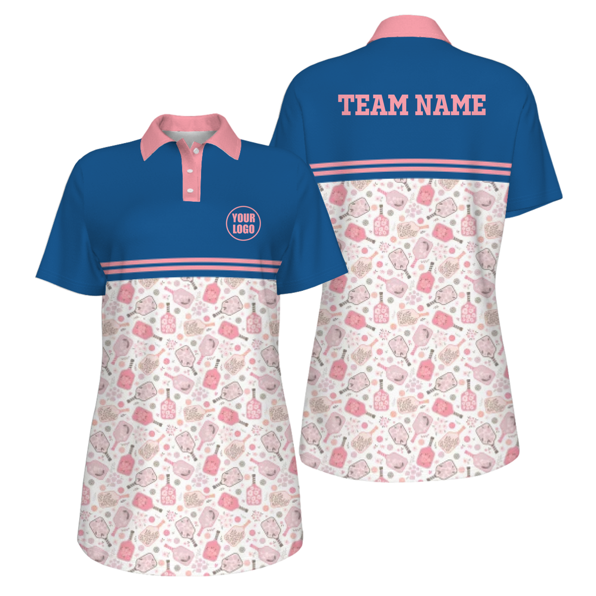 Picklewin Custom Logo UV Protection Pickleball Mother Day Polo Shirt Women  5