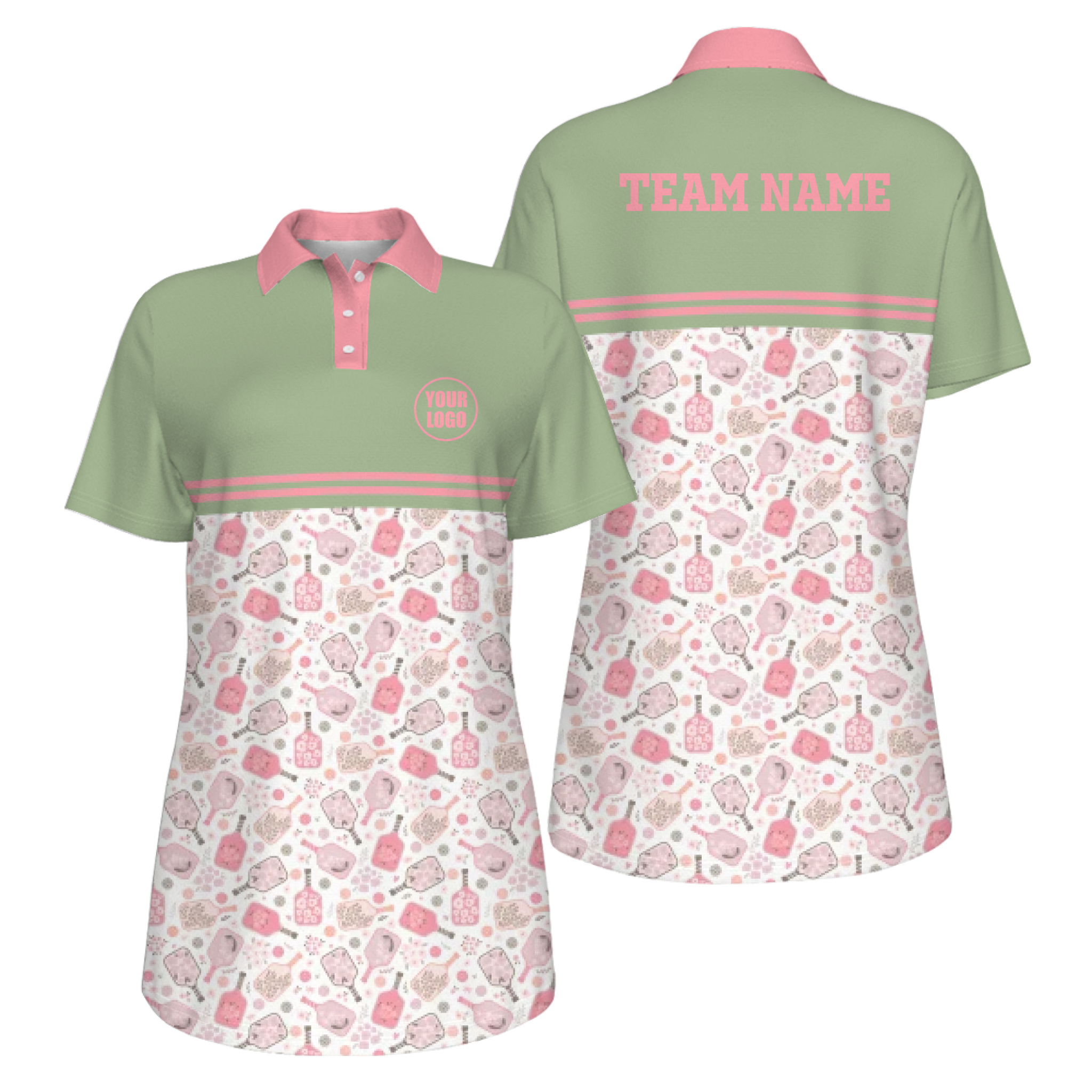 Picklewin Custom Logo UV Protection Pickleball Mother Day Polo Shirt Women  12