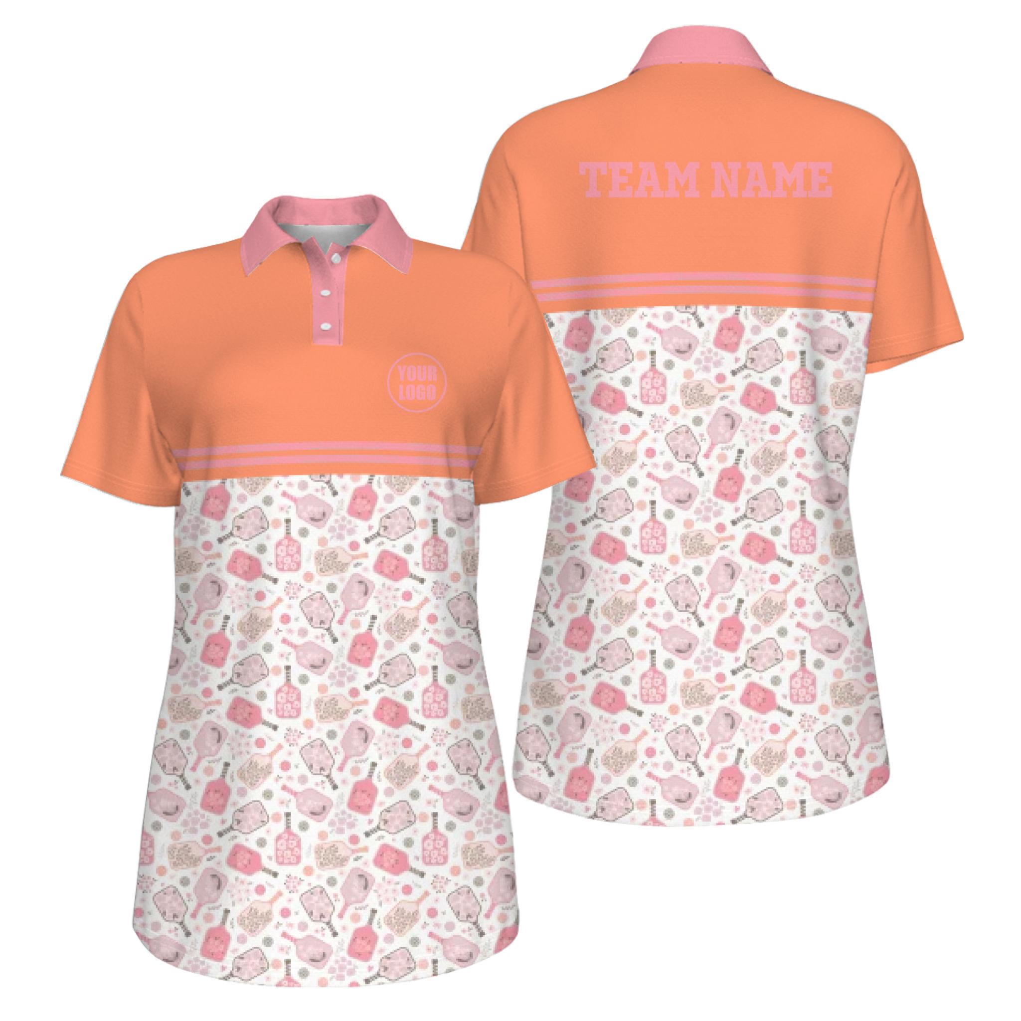 Picklewin Custom Logo UV Protection Pickleball Mother Day Polo Shirt Women  8
