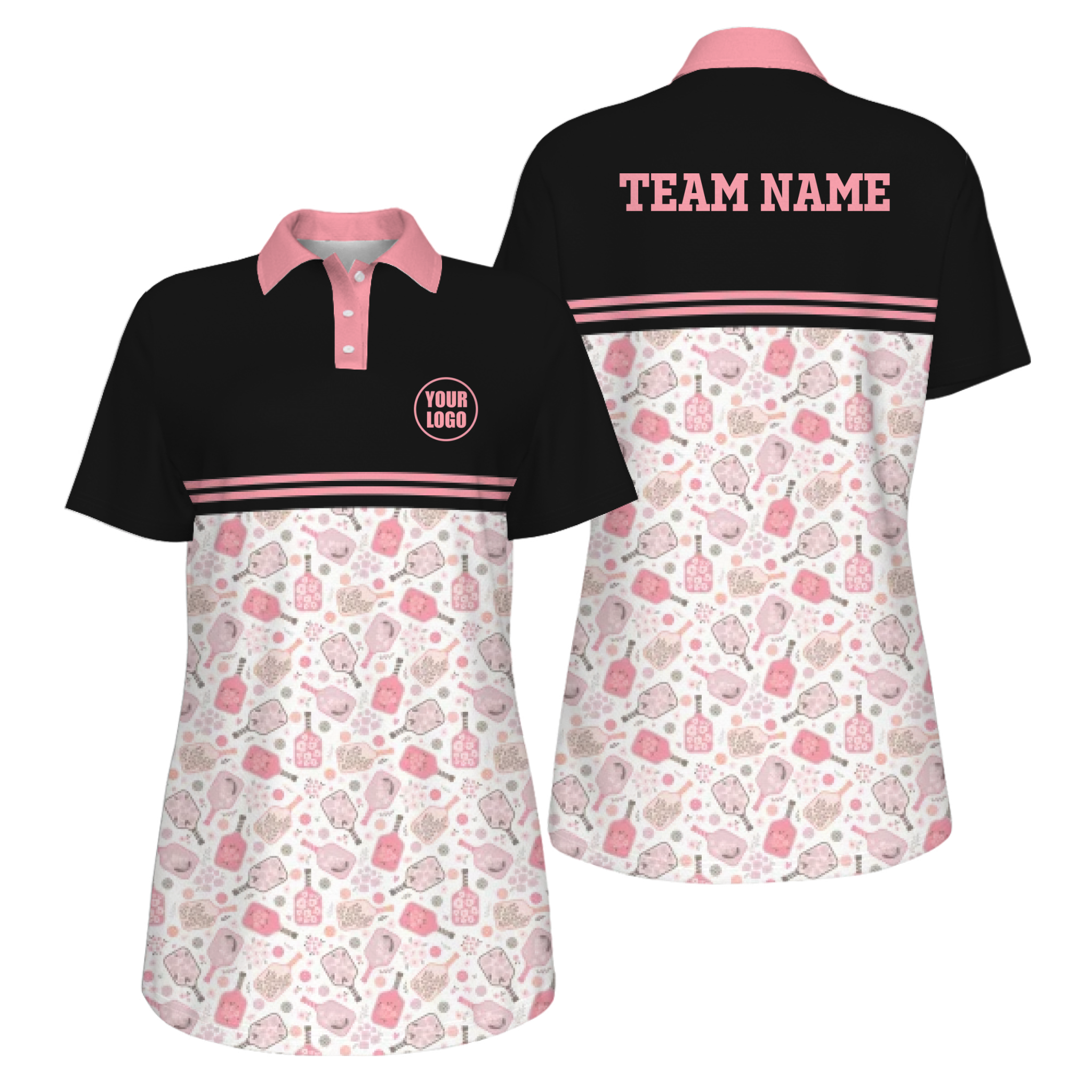 Picklewin Custom Logo UV Protection Pickleball Mother Day Polo Shirt Women  9
