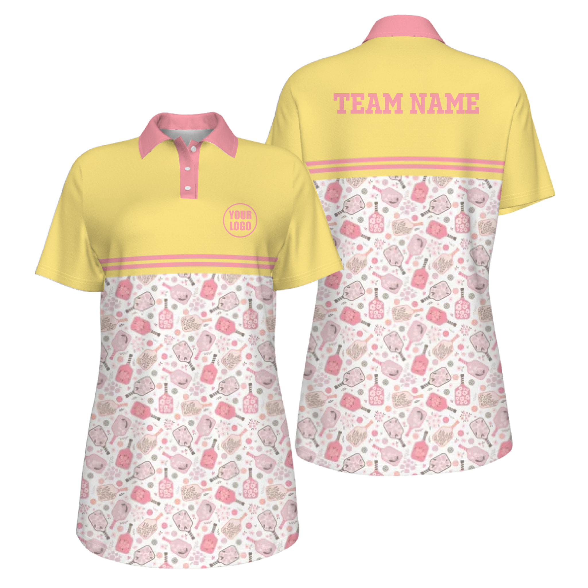 Picklewin Custom Logo UV Protection Pickleball Mother Day Polo Shirt Women  10