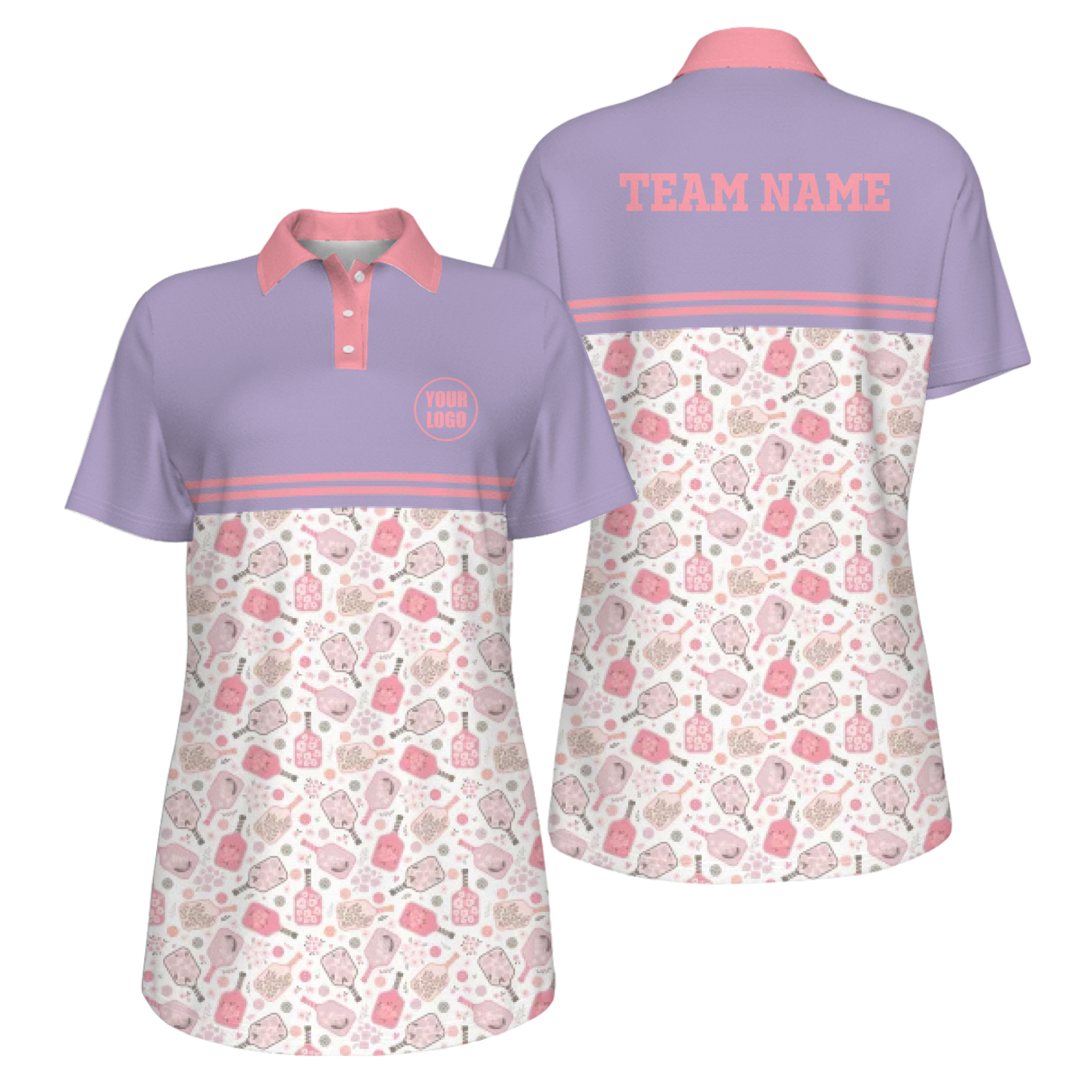 Picklewin Custom Logo UV Protection Pickleball Mother Day Polo Shirt Women  7
