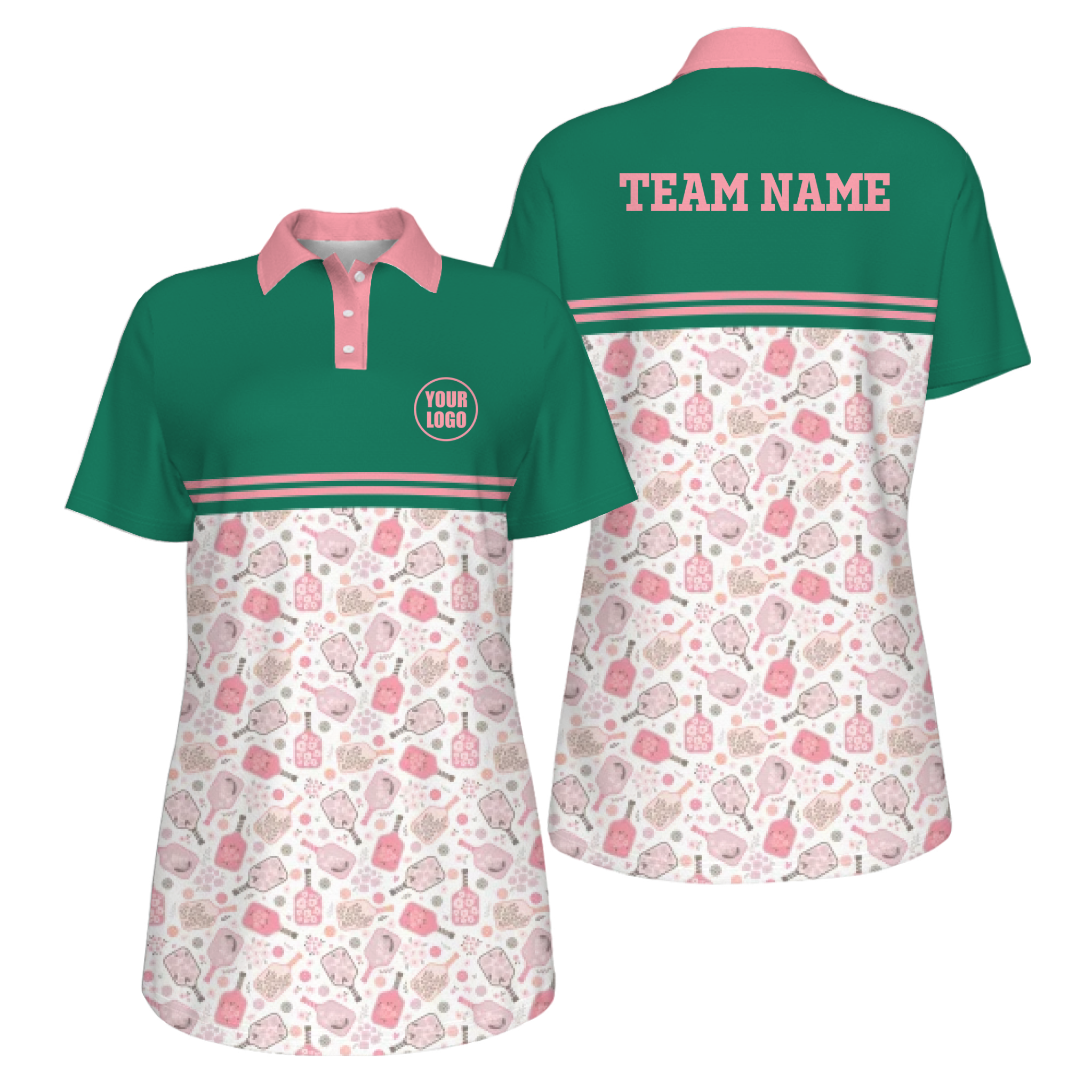 Picklewin Custom Logo UV Protection Pickleball Mother Day Polo Shirt Women  11