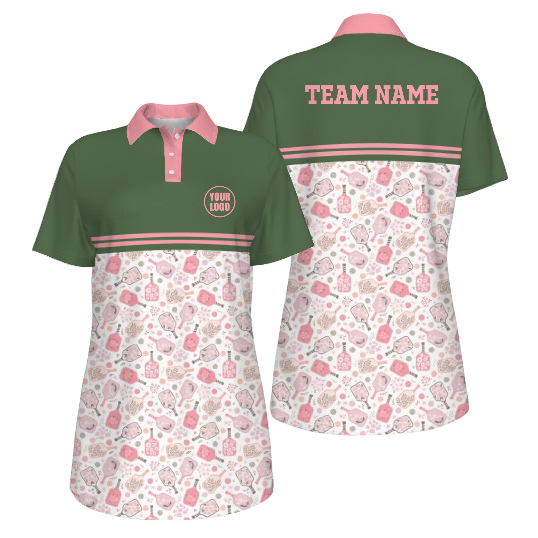 Picklewin Custom Logo UV Protection Pickleball Mother Day Polo Shirt Women  13