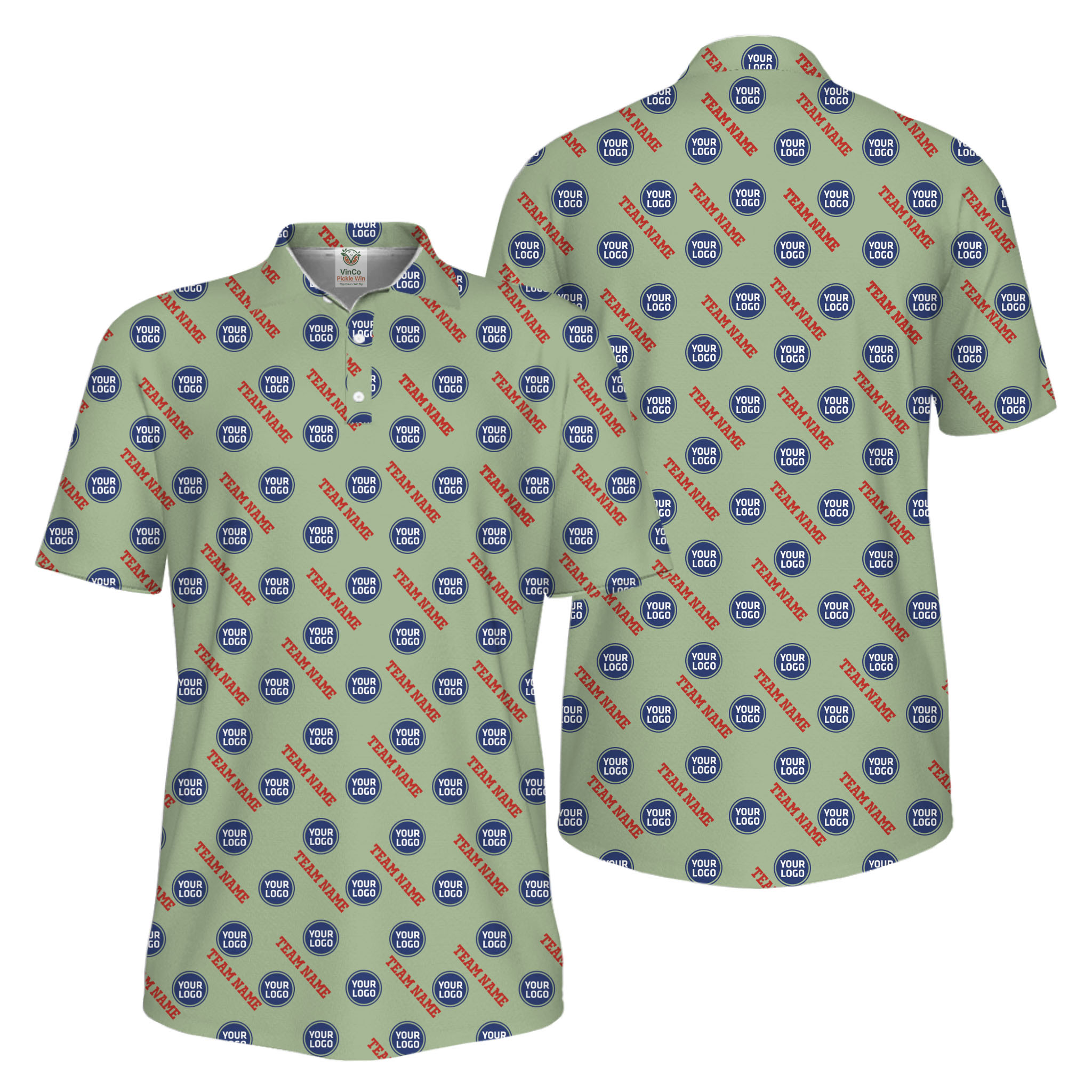 Picklewin Custom Logos And Team Names Men Polo Shirt Instant Preview UV Protection Picklewin Custom Logos And Team Names Men Polo Shirt Instant Preview UV Protection 3