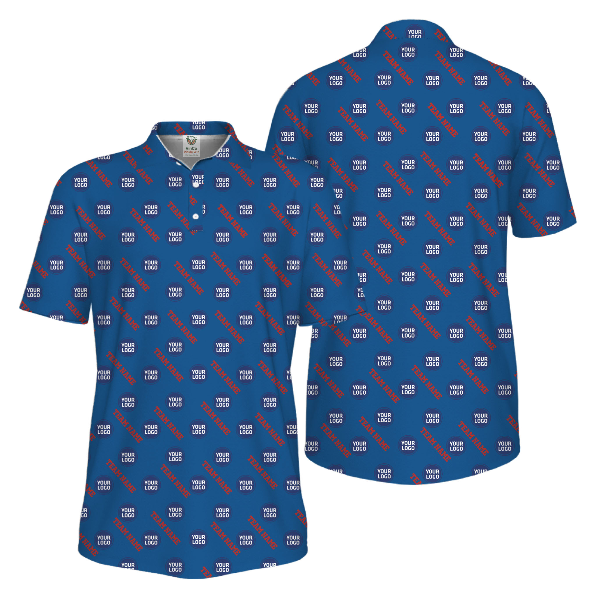 Picklewin Custom Logos And Team Names Men Polo Shirt Instant Preview UV Protection Picklewin Custom Logos And Team Names Men Polo Shirt Instant Preview UV Protection 4