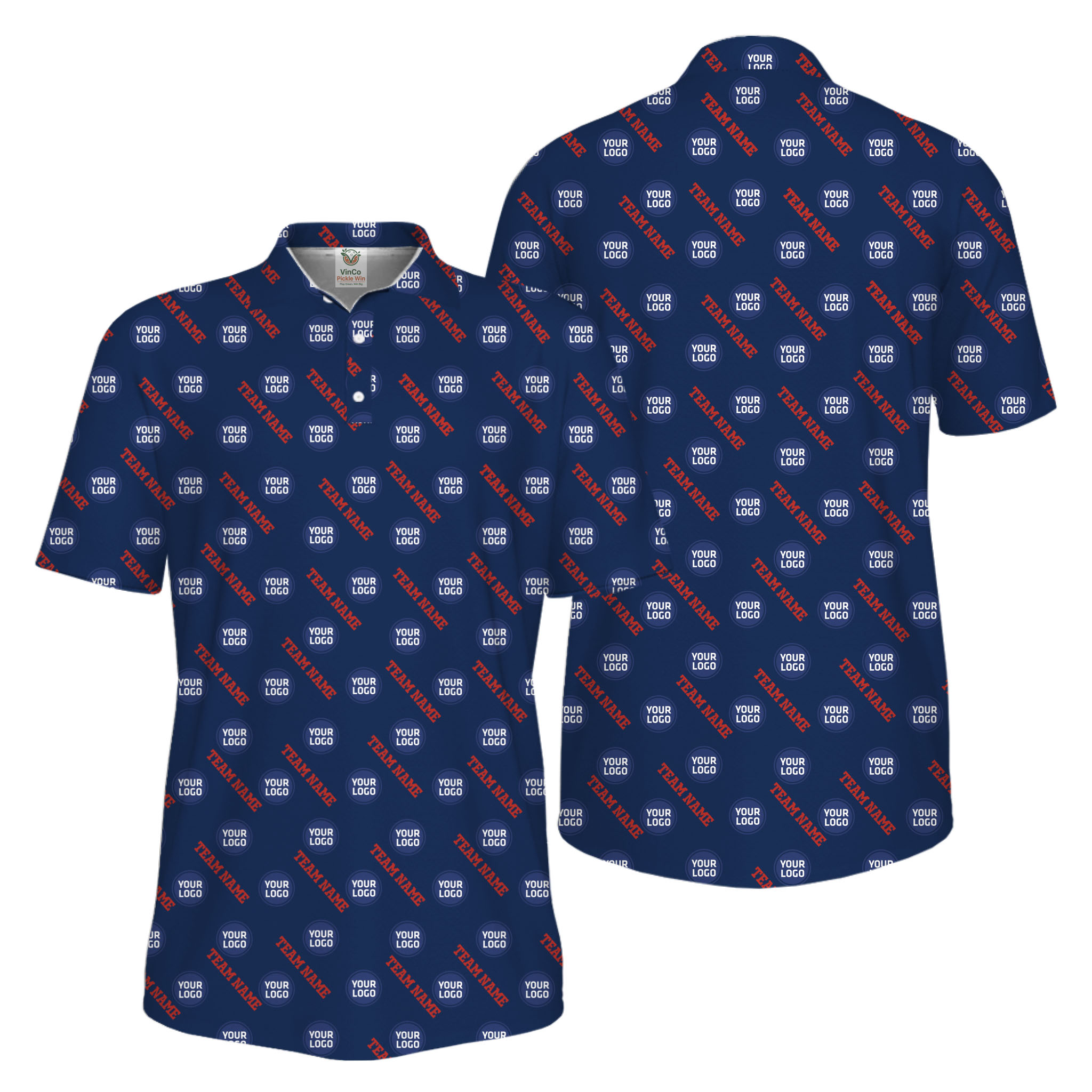 Picklewin Custom Logos And Team Names Men Polo Shirt Instant Preview UV Protection Picklewin Custom Logos And Team Names Men Polo Shirt Instant Preview UV Protection 9