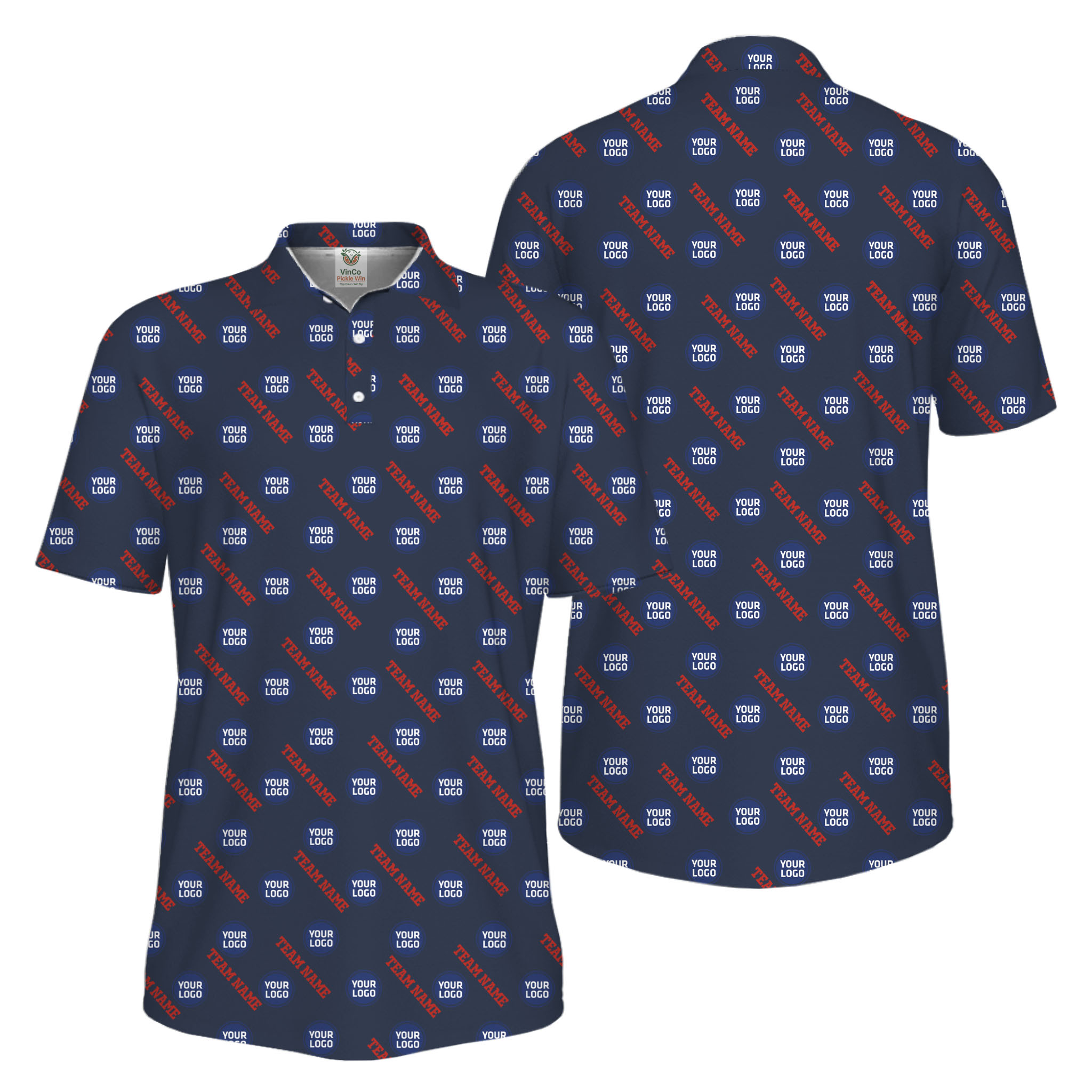 Picklewin Custom Logos And Team Names Men Polo Shirt Instant Preview UV Protection Picklewin Custom Logos And Team Names Men Polo Shirt Instant Preview UV Protection 10