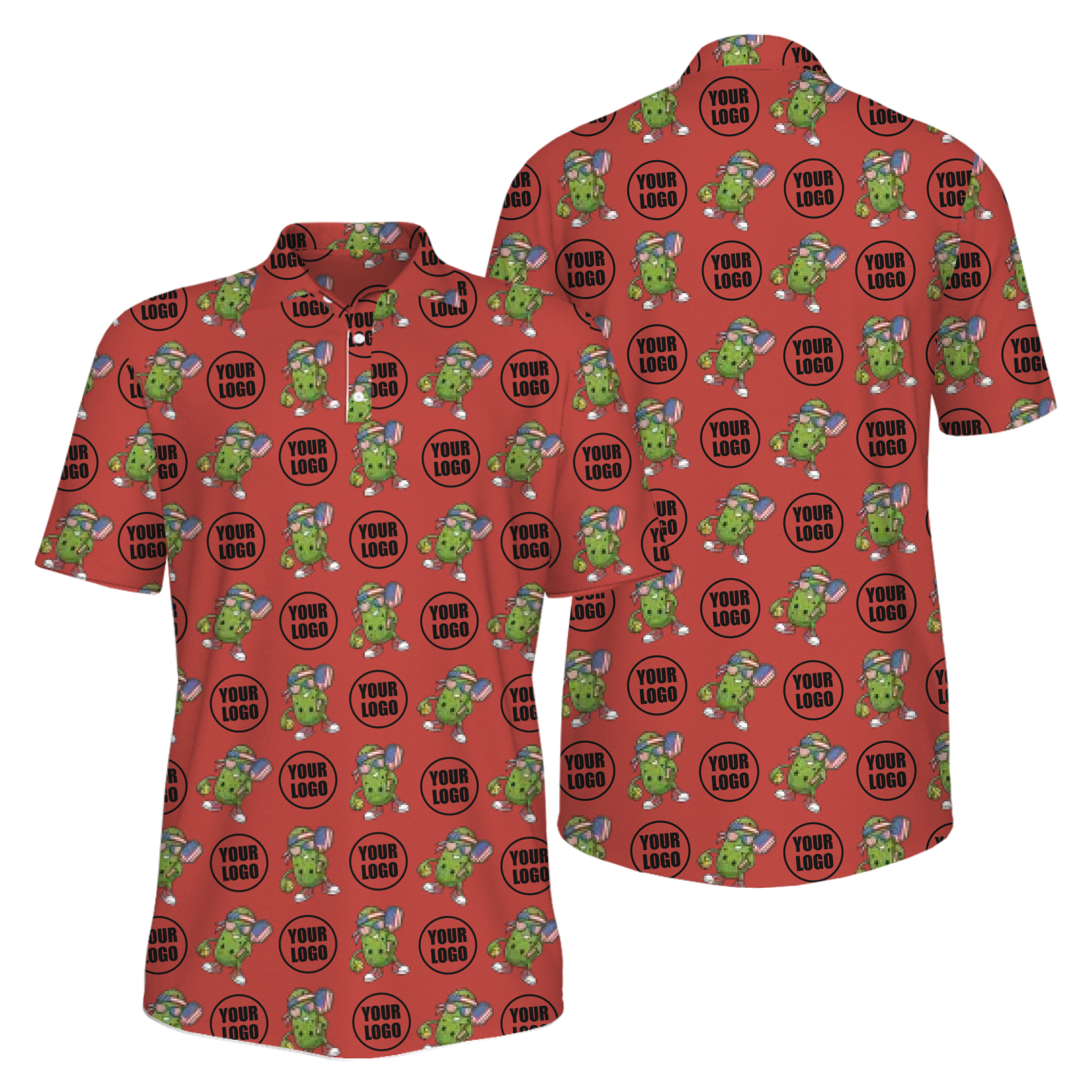 Picklewin Custom Patriotic Pickleball Polo Shirt For Men With UV Protection Feature 14