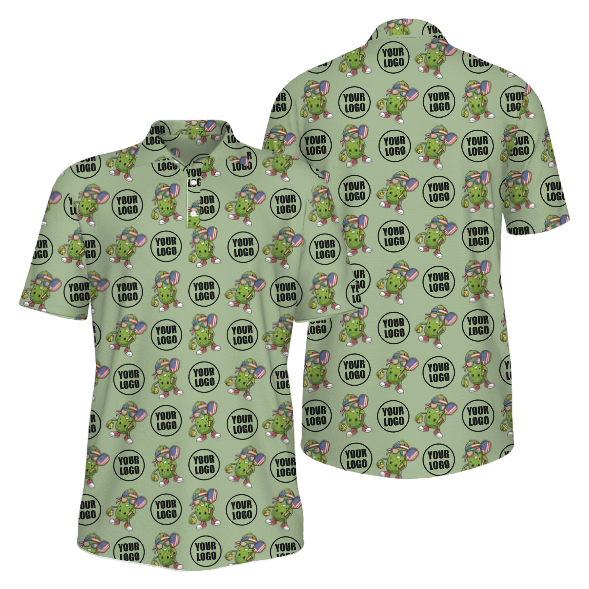 Picklewin Custom Patriotic Pickleball Polo Shirt For Men With UV Protection Feature 16