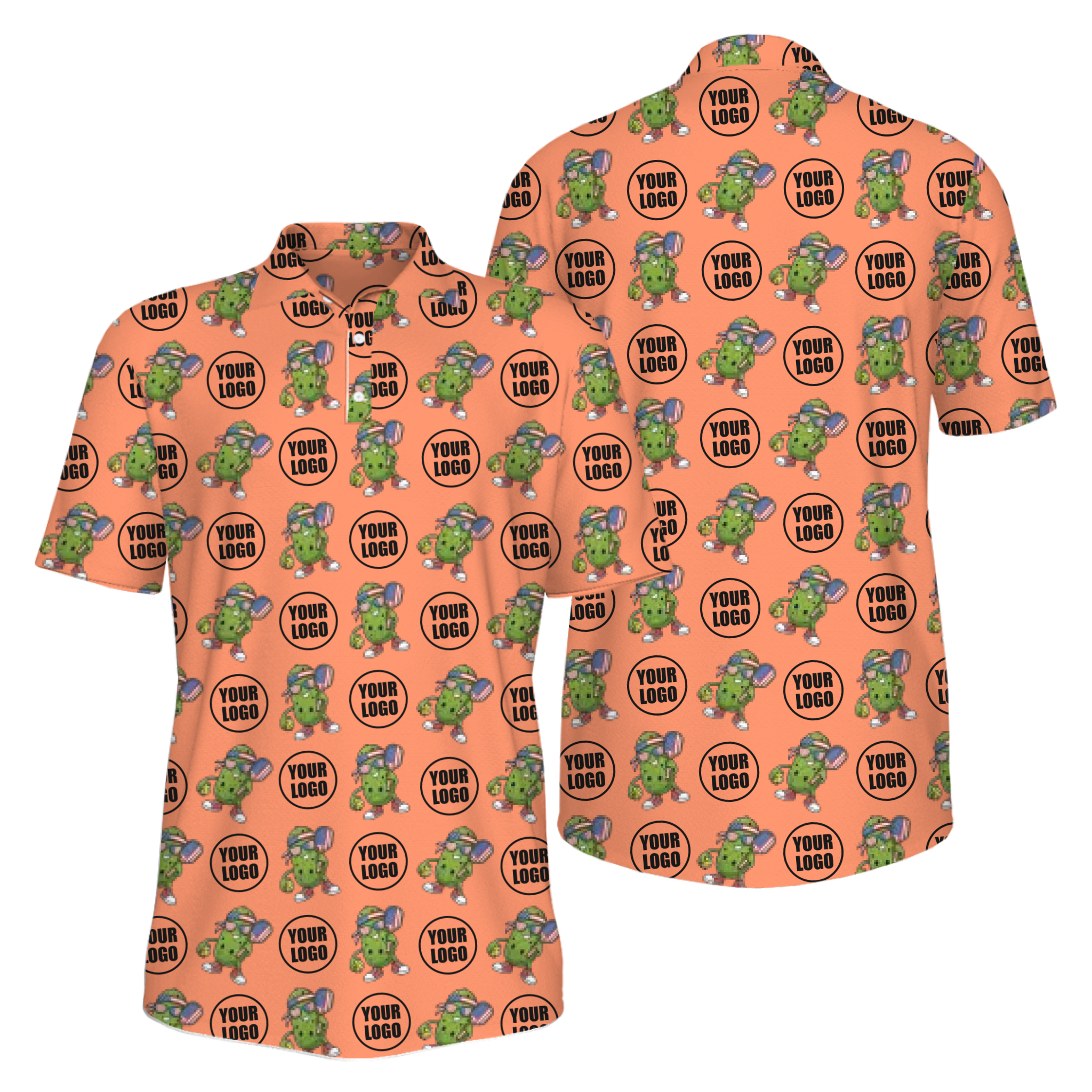 Picklewin Custom Patriotic Pickleball Polo Shirt For Men With UV Protection Feature 2