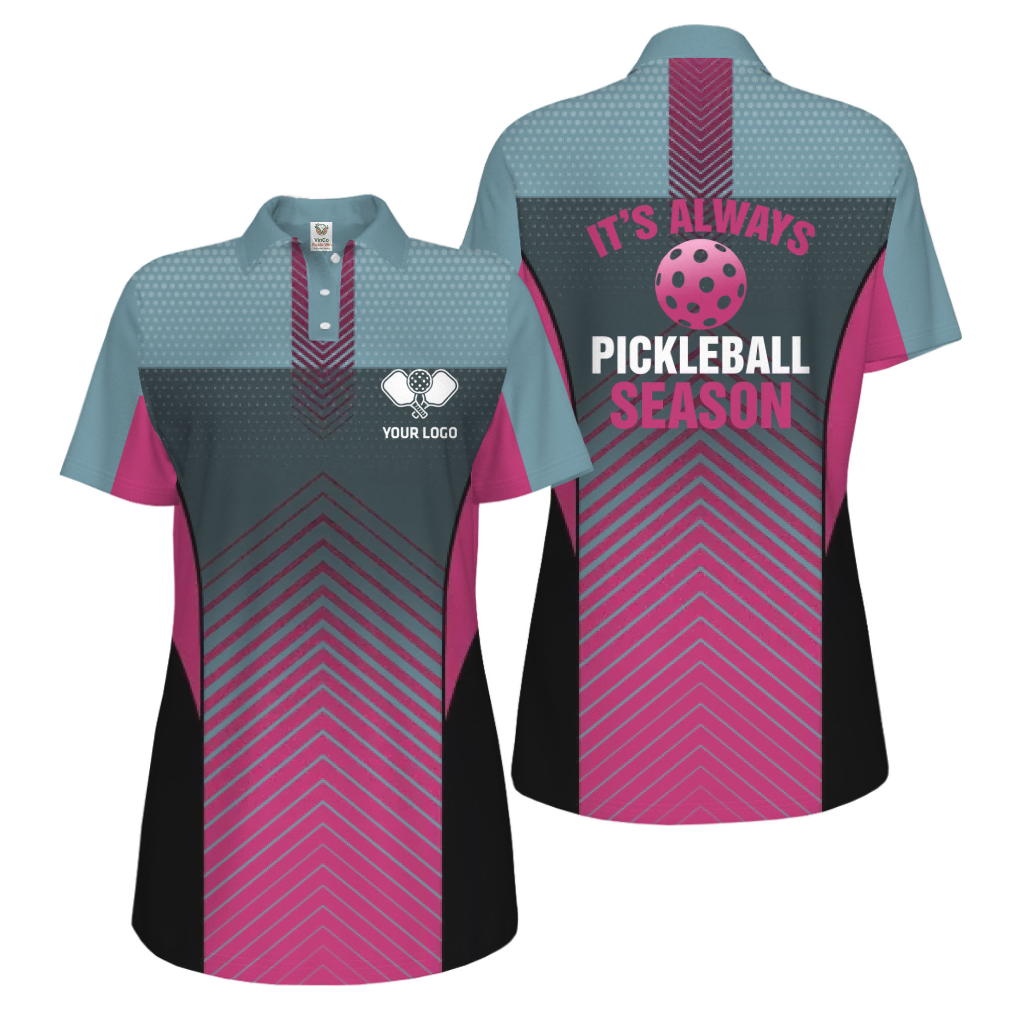 Picklewin Custom Pickleball Season Polo Shirt For Women Live Preview Picklewin Custom Pickleball Season Polo Shirt For Women Live Preview 14