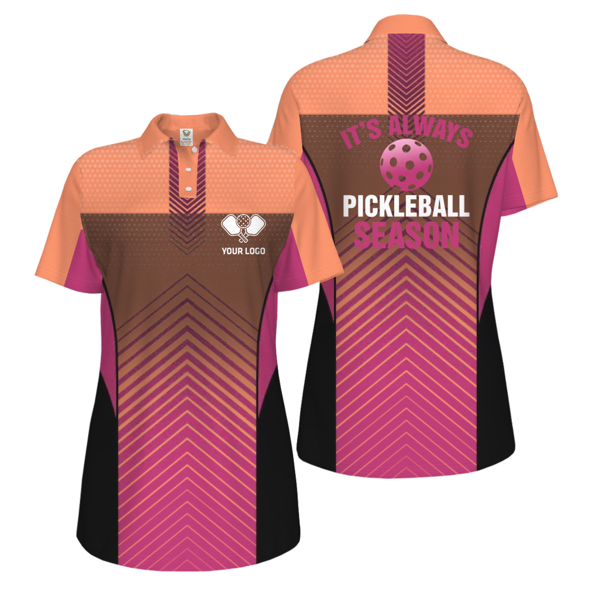Picklewin Custom Pickleball Season Polo Shirt For Women Live Preview Picklewin Custom Pickleball Season Polo Shirt For Women Live Preview 15