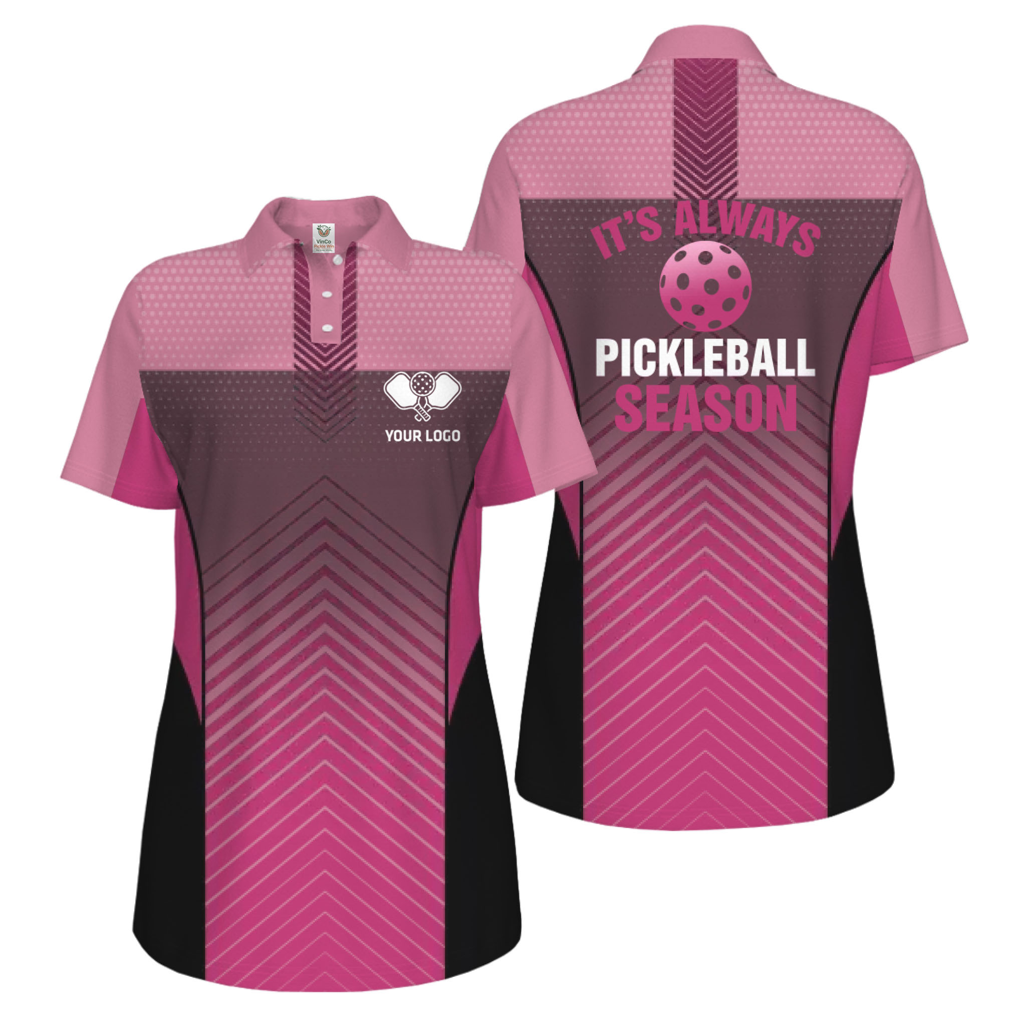Picklewin Custom Pickleball Season Polo Shirt For Women Live Preview Picklewin Custom Pickleball Season Polo Shirt For Women Live Preview 7