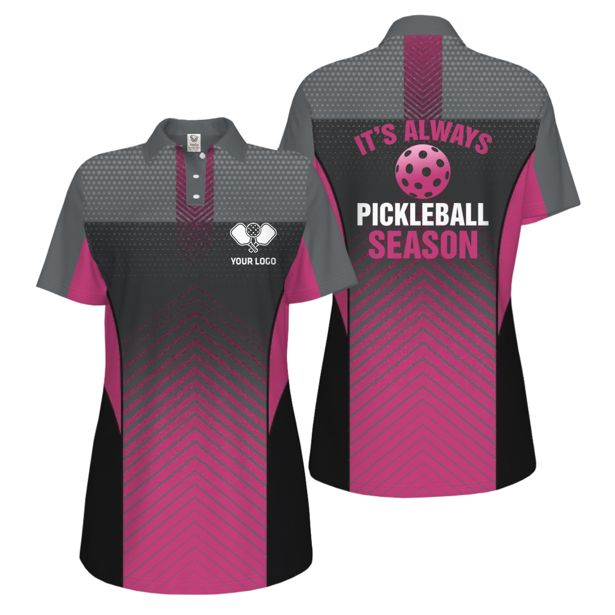 Picklewin Custom Pickleball Season Polo Shirt For Women Live Preview Picklewin Custom Pickleball Season Polo Shirt For Women Live Preview 8