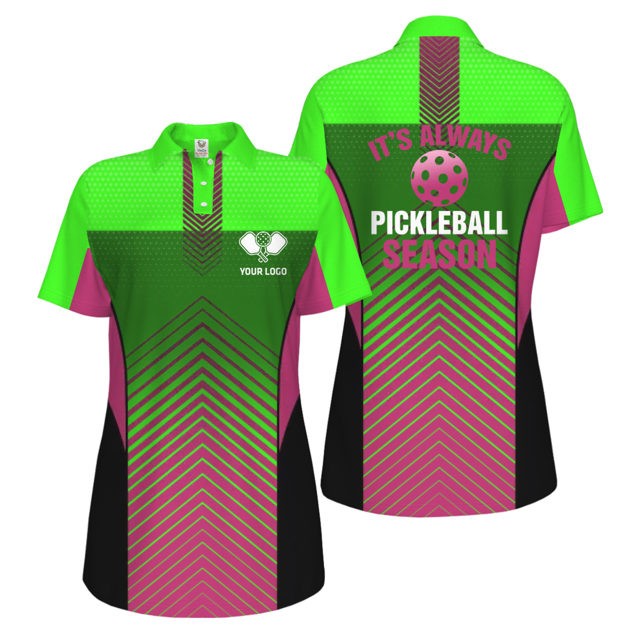 Picklewin Custom Pickleball Season Polo Shirt For Women Live Preview Picklewin Custom Pickleball Season Polo Shirt For Women Live Preview 9