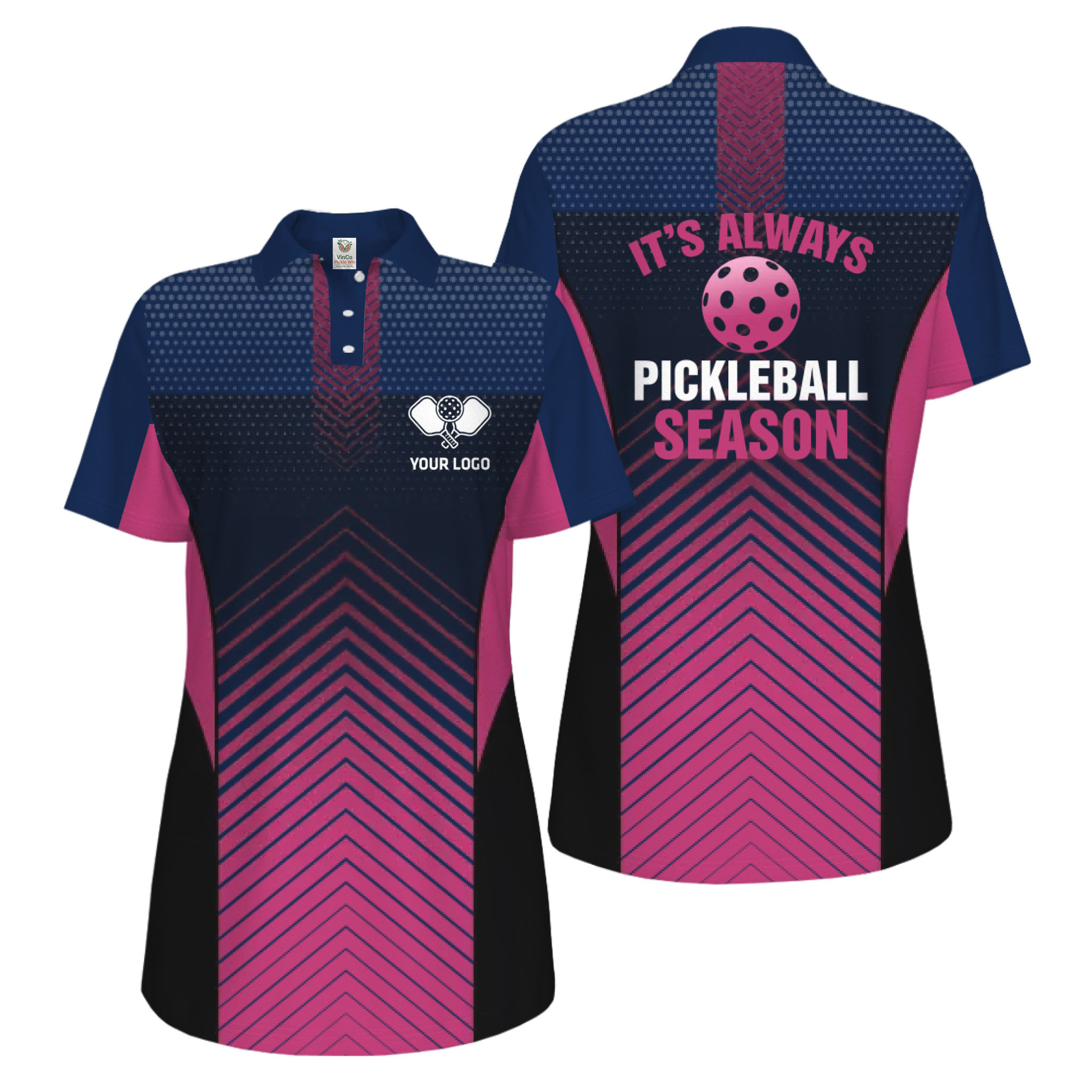 Picklewin Custom Pickleball Season Polo Shirt For Women Live Preview Picklewin Custom Pickleball Season Polo Shirt For Women Live Preview 10
