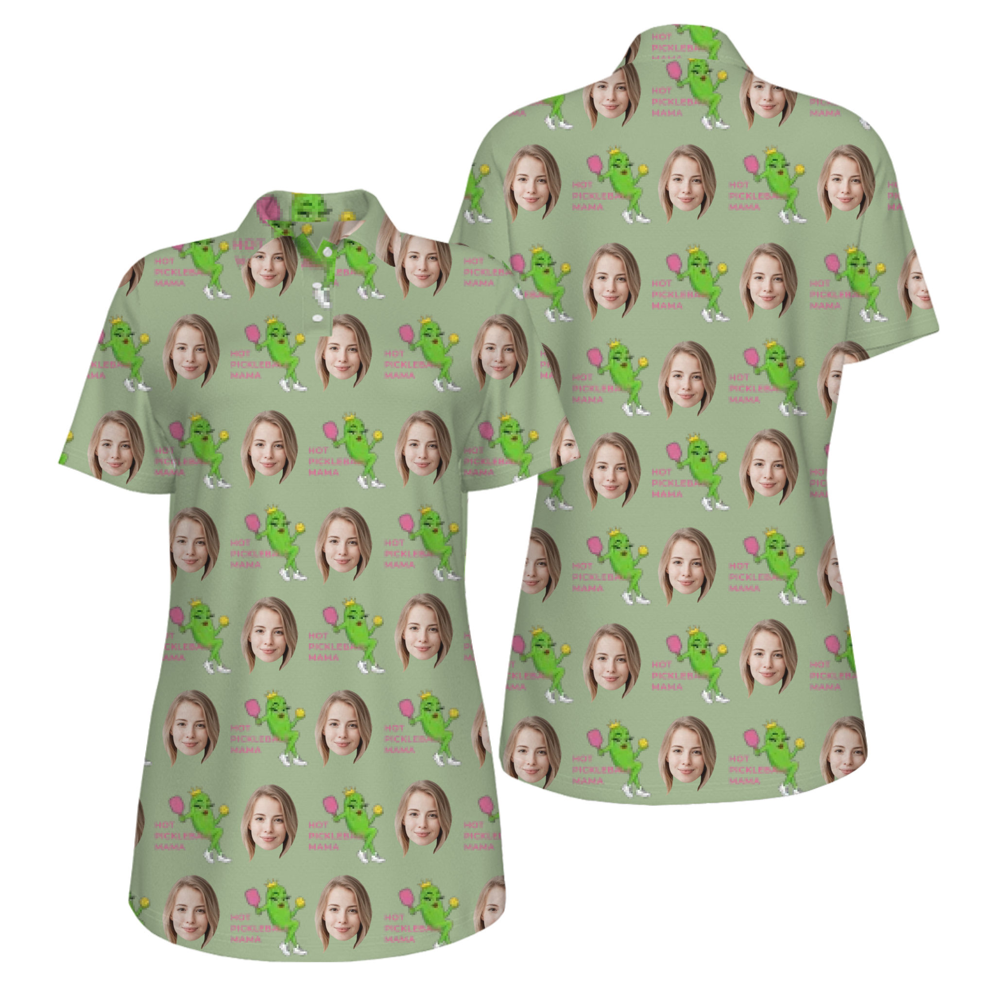 Picklewin Happy Mother's Day UV Protection Polo Shirt 3