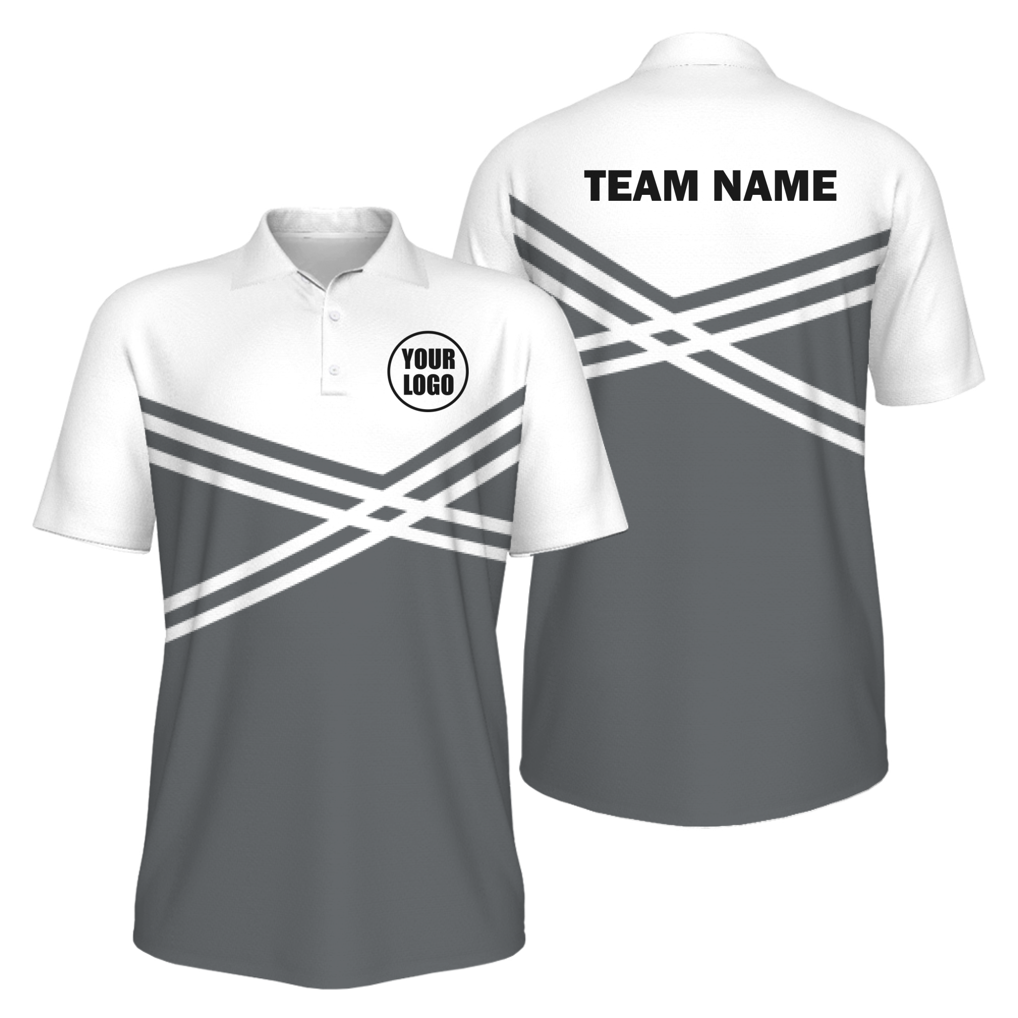 Picklewin Men's Custom UV Protection Polo Shirt With Unique Color Blocks 10