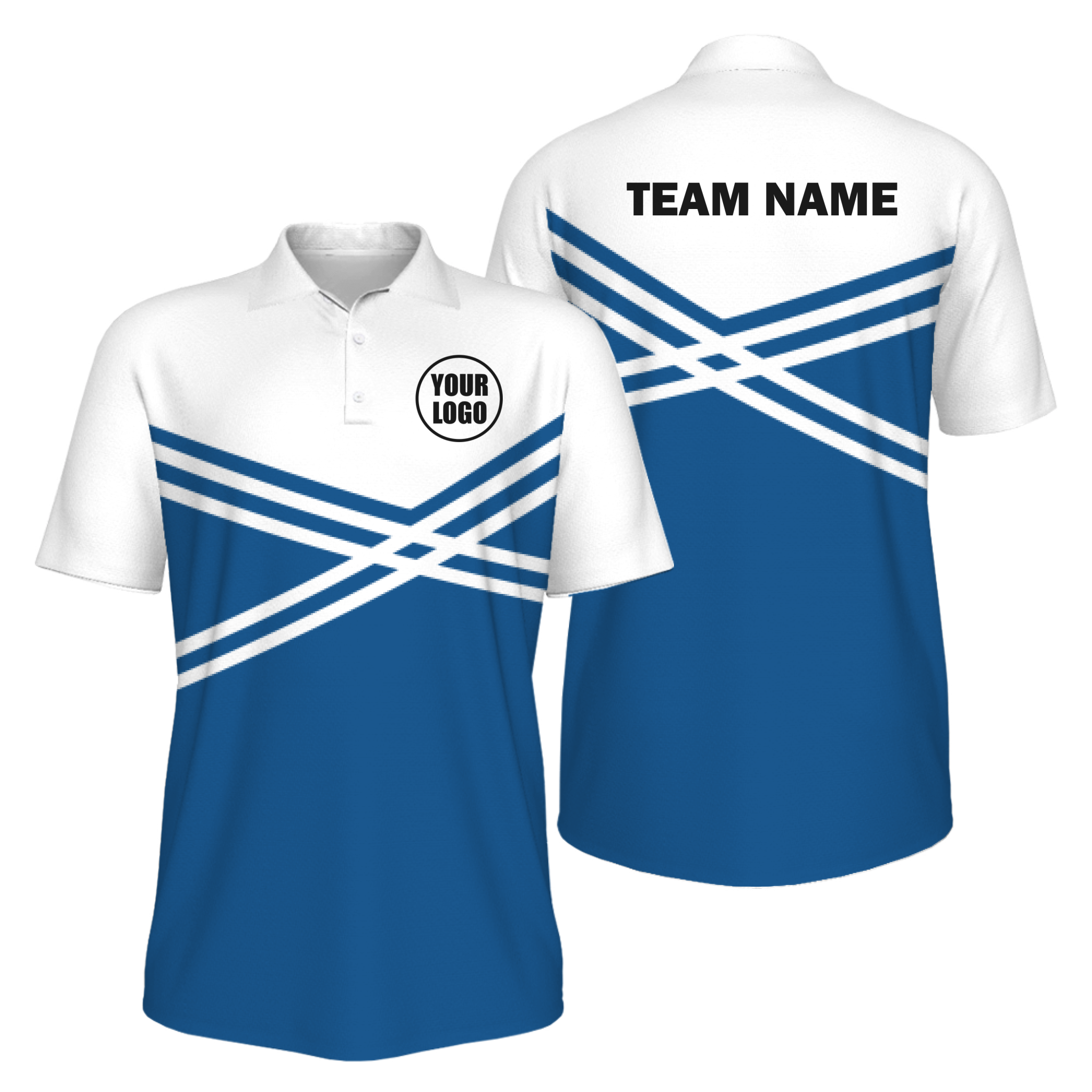 Picklewin Men's Custom UV Protection Polo Shirt With Unique Color Blocks 14