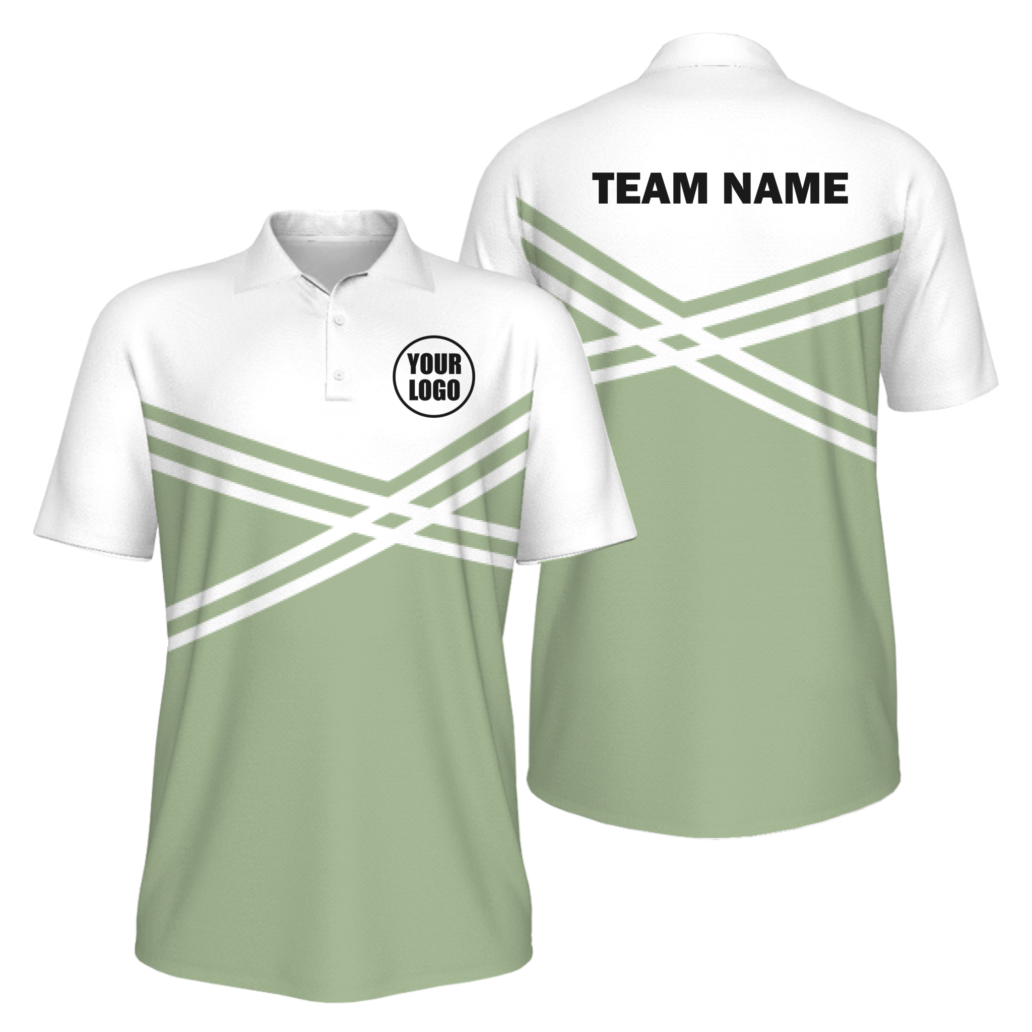 Picklewin Men's Custom UV Protection Polo Shirt With Unique Color Blocks 15