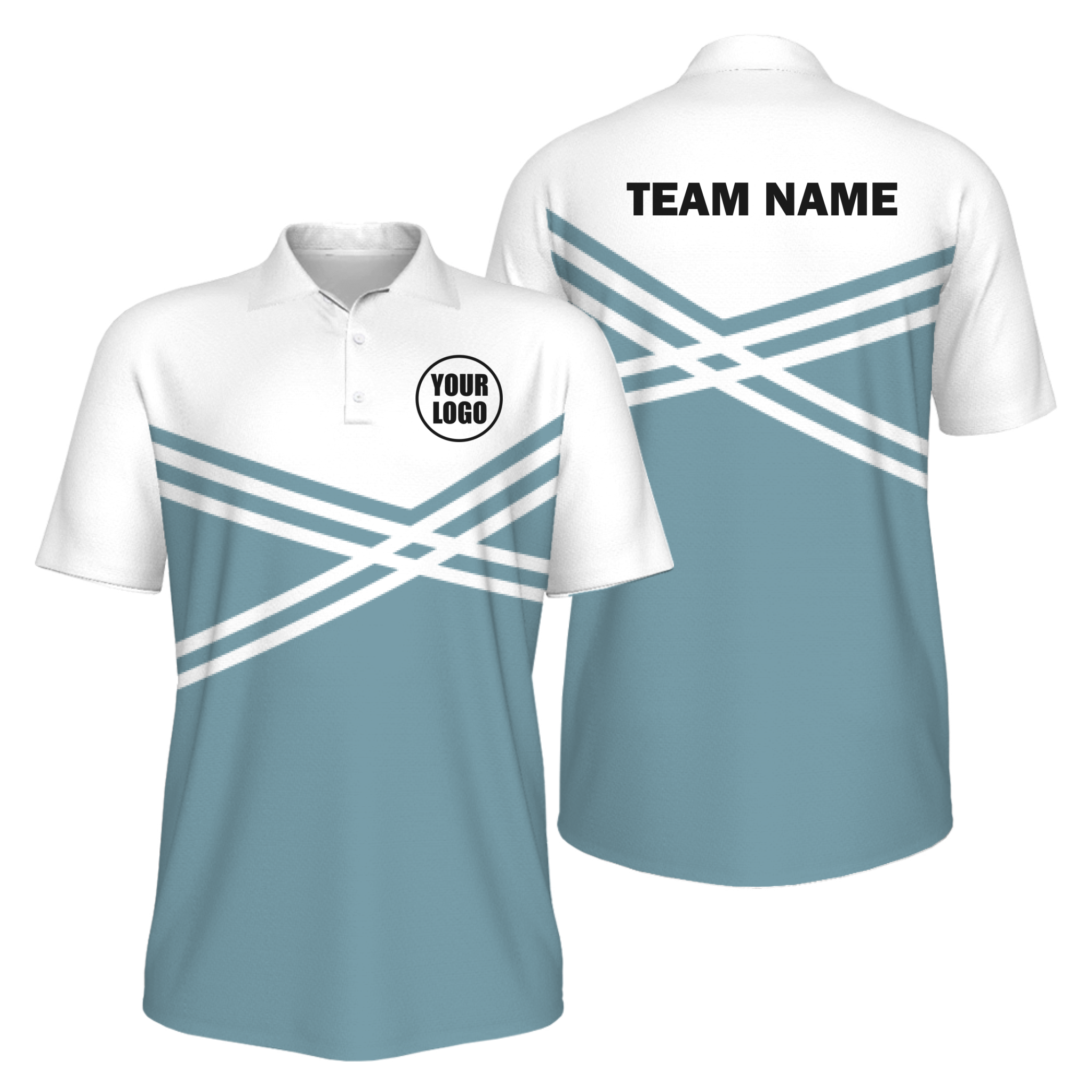 Picklewin Men's Custom UV Protection Polo Shirt With Unique Color Blocks 4