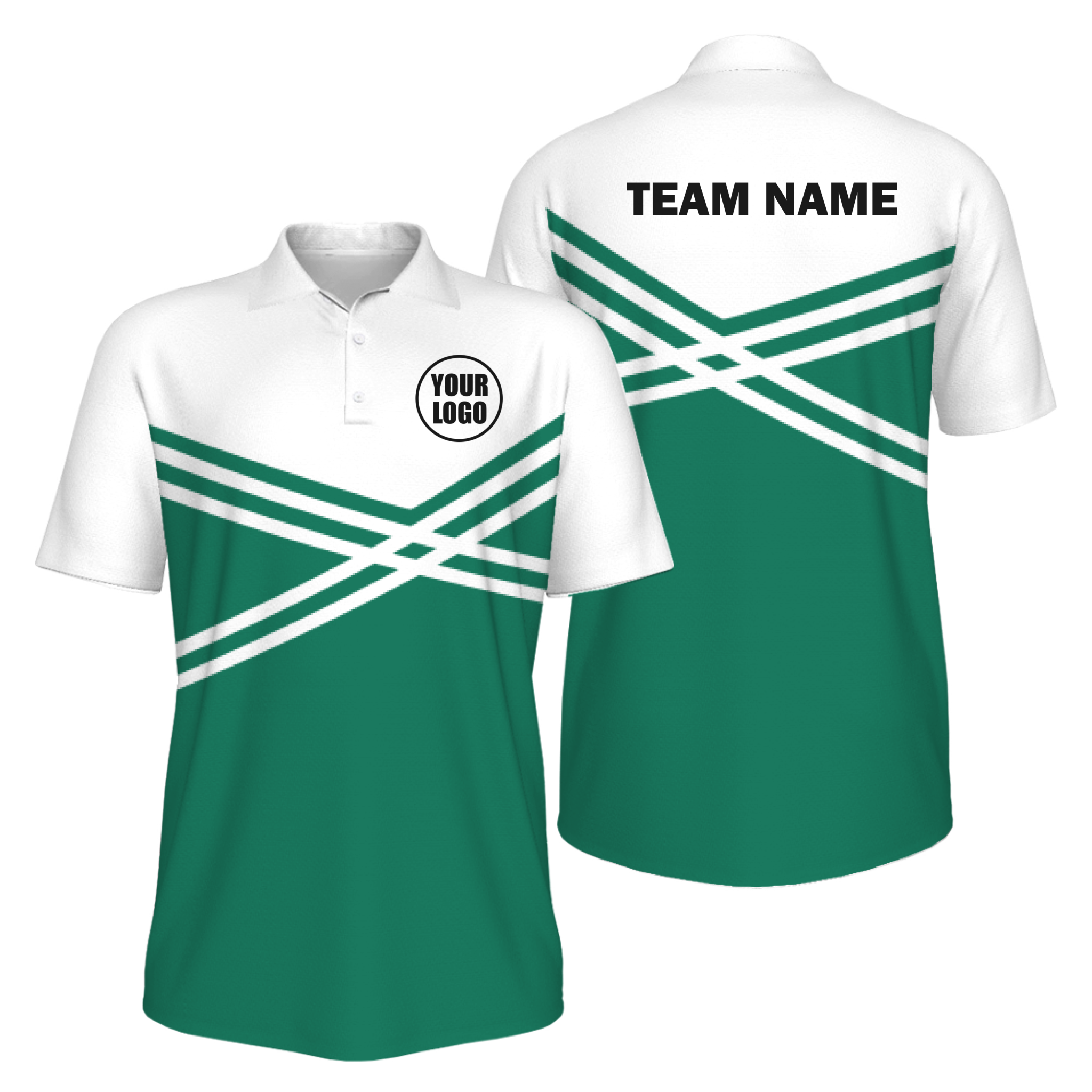 Picklewin Men's Custom UV Protection Polo Shirt With Unique Color Blocks 7