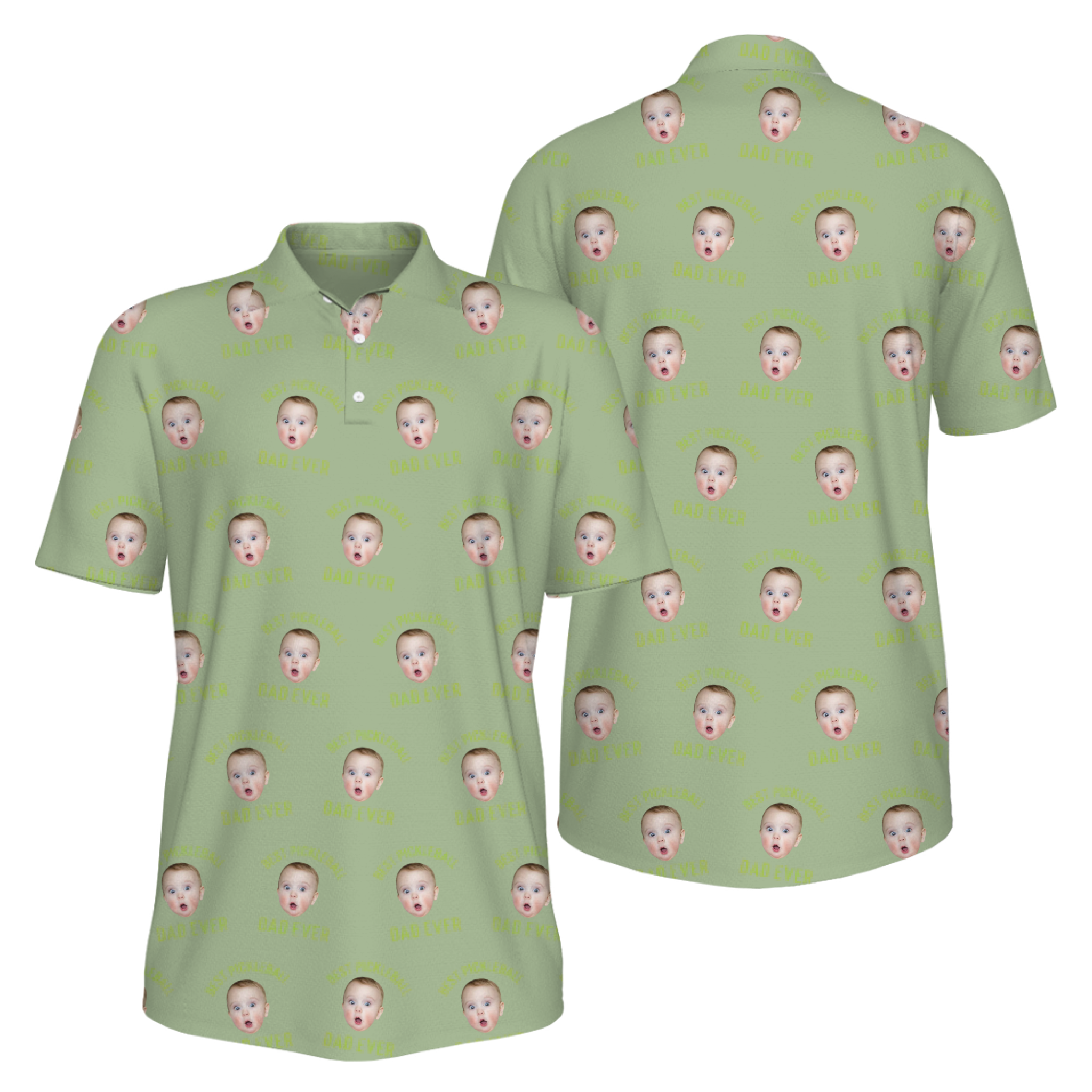 Picklewin Men's UV Protection Polo Shirt Pickleball Dad For Father's Day 17