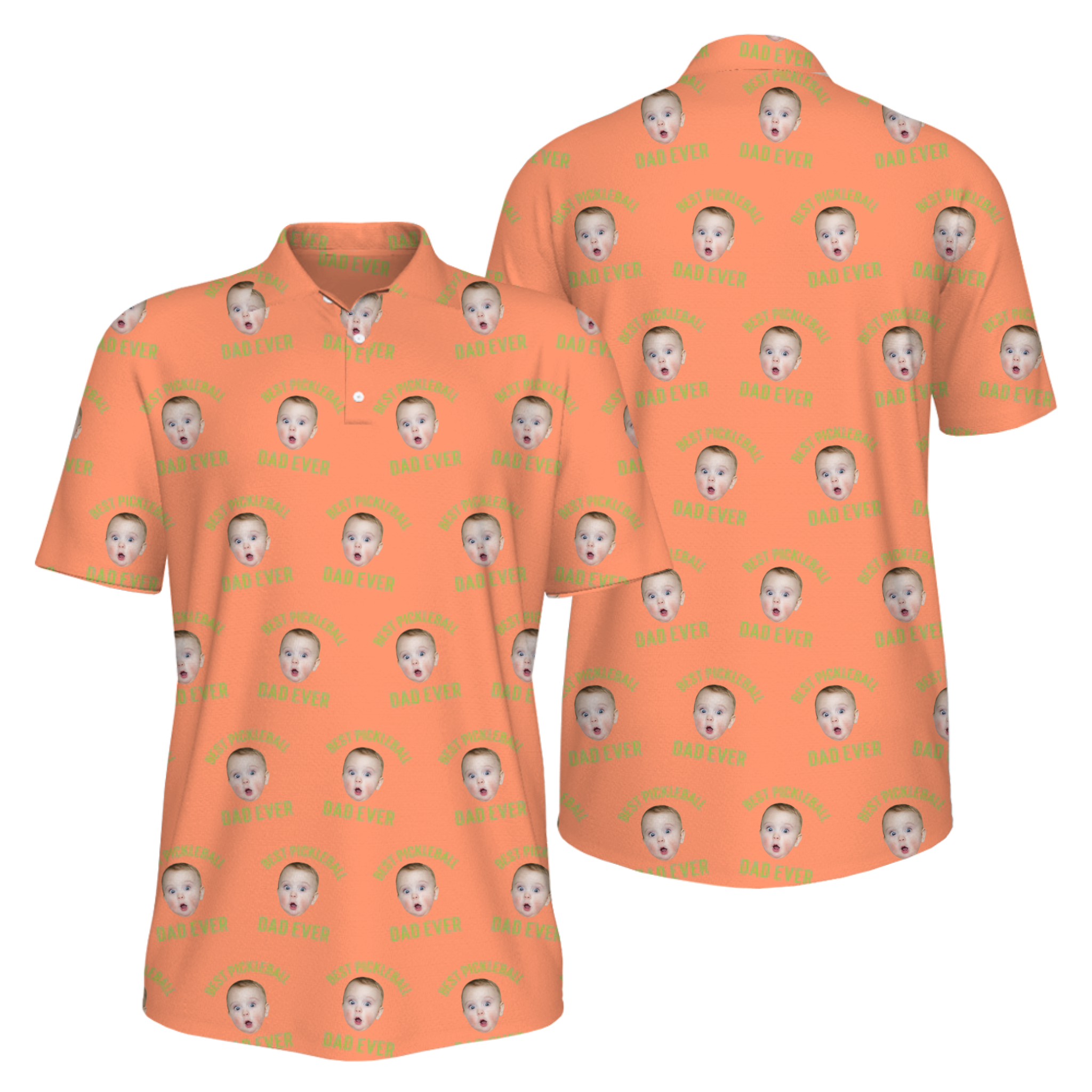 Picklewin Men's UV Protection Polo Shirt Pickleball Dad For Father's Day 9