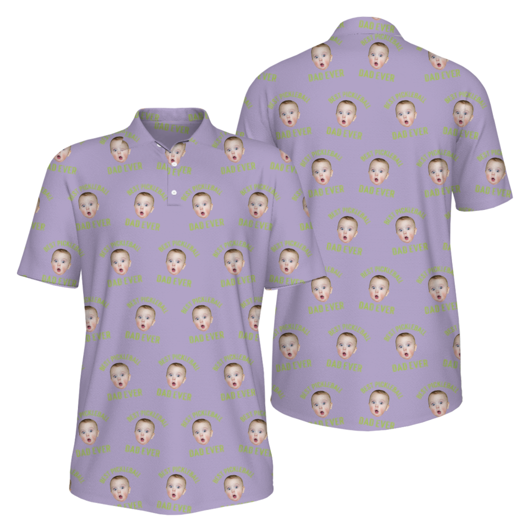 Picklewin Men's UV Protection Polo Shirt Pickleball Dad For Father's Day 11