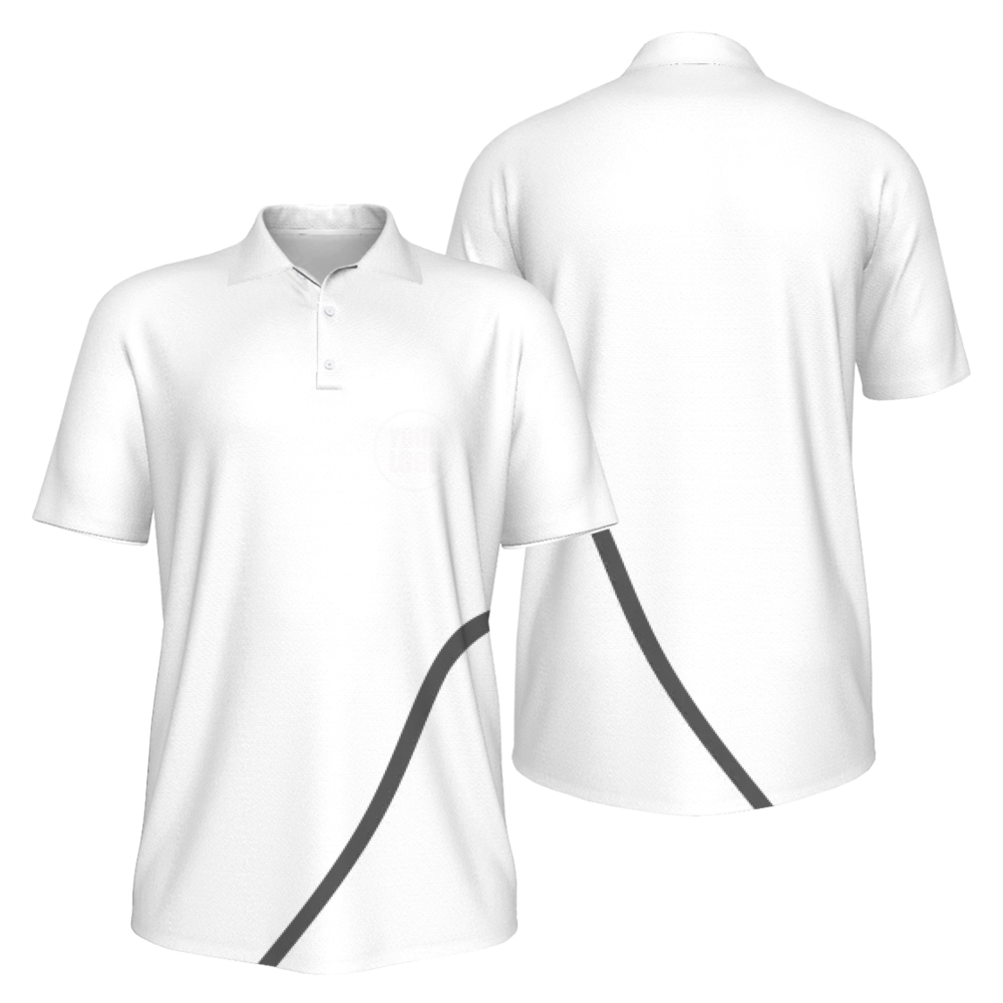 Picklewin Minimal Custom Pickleball UV Protection Polo Shirt For Men 3