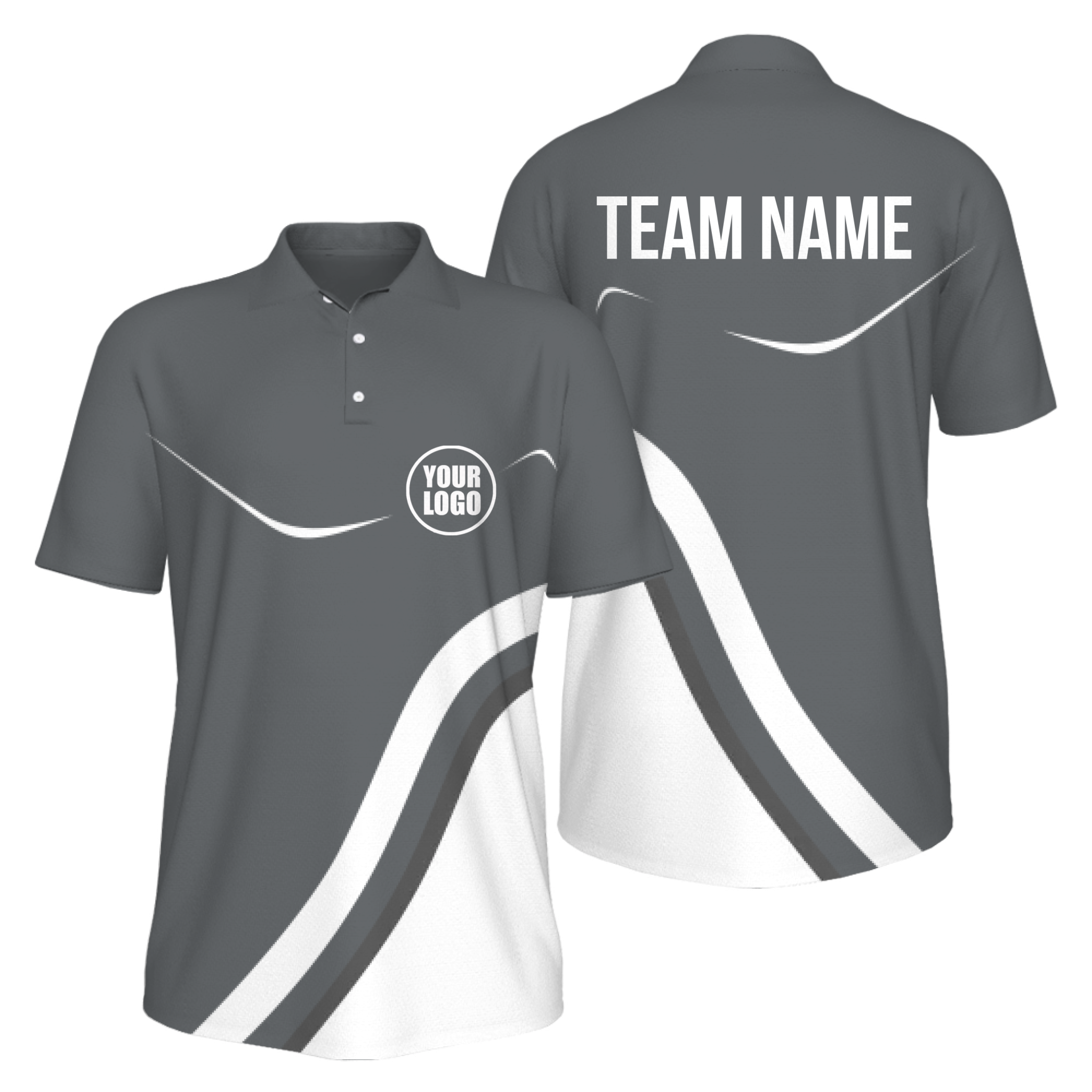 Picklewin Minimal Custom Pickleball UV Protection Polo Shirt For Men 10