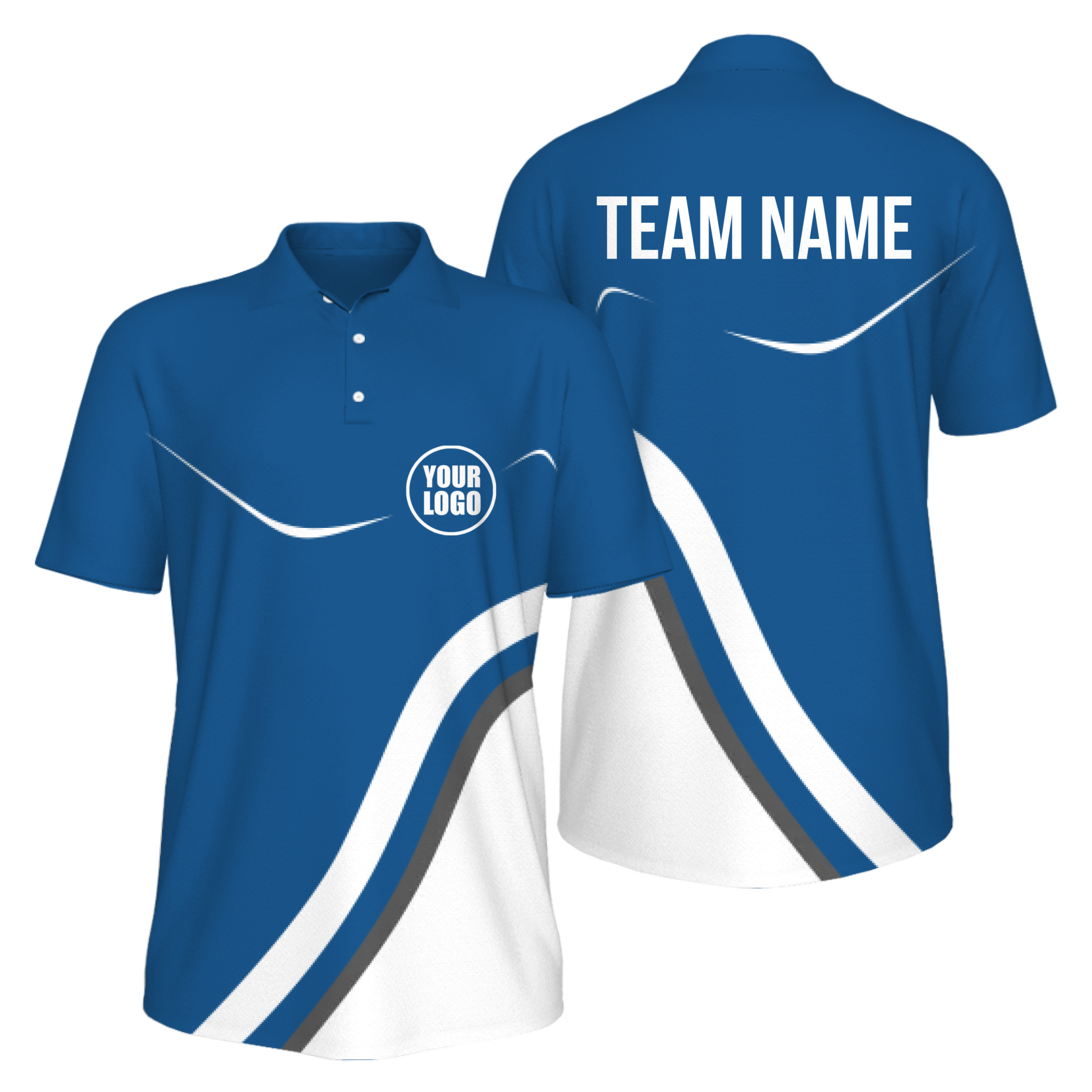 Picklewin Minimal Custom Pickleball UV Protection Polo Shirt For Men 11