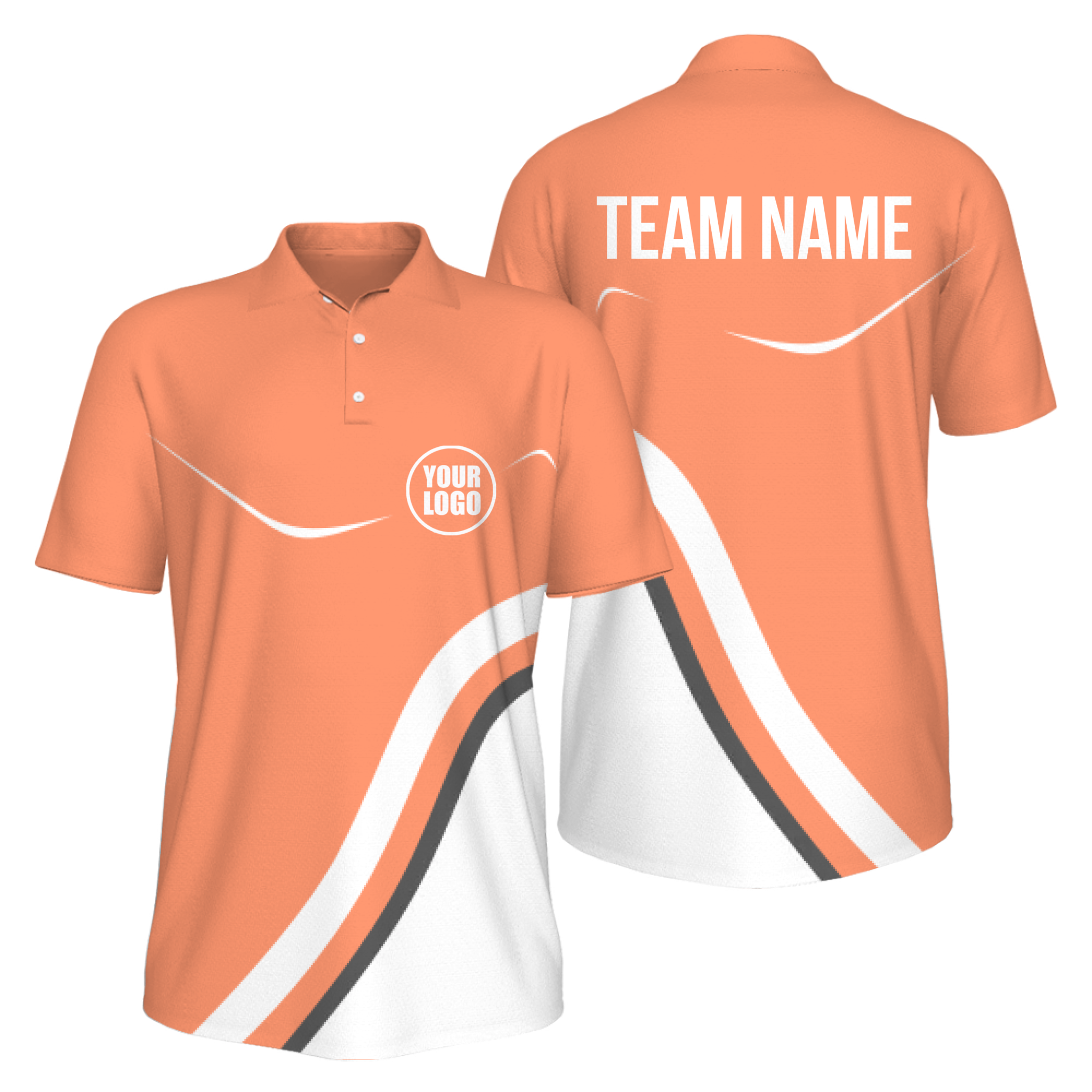 Picklewin Minimal Custom Pickleball UV Protection Polo Shirt For Men 4