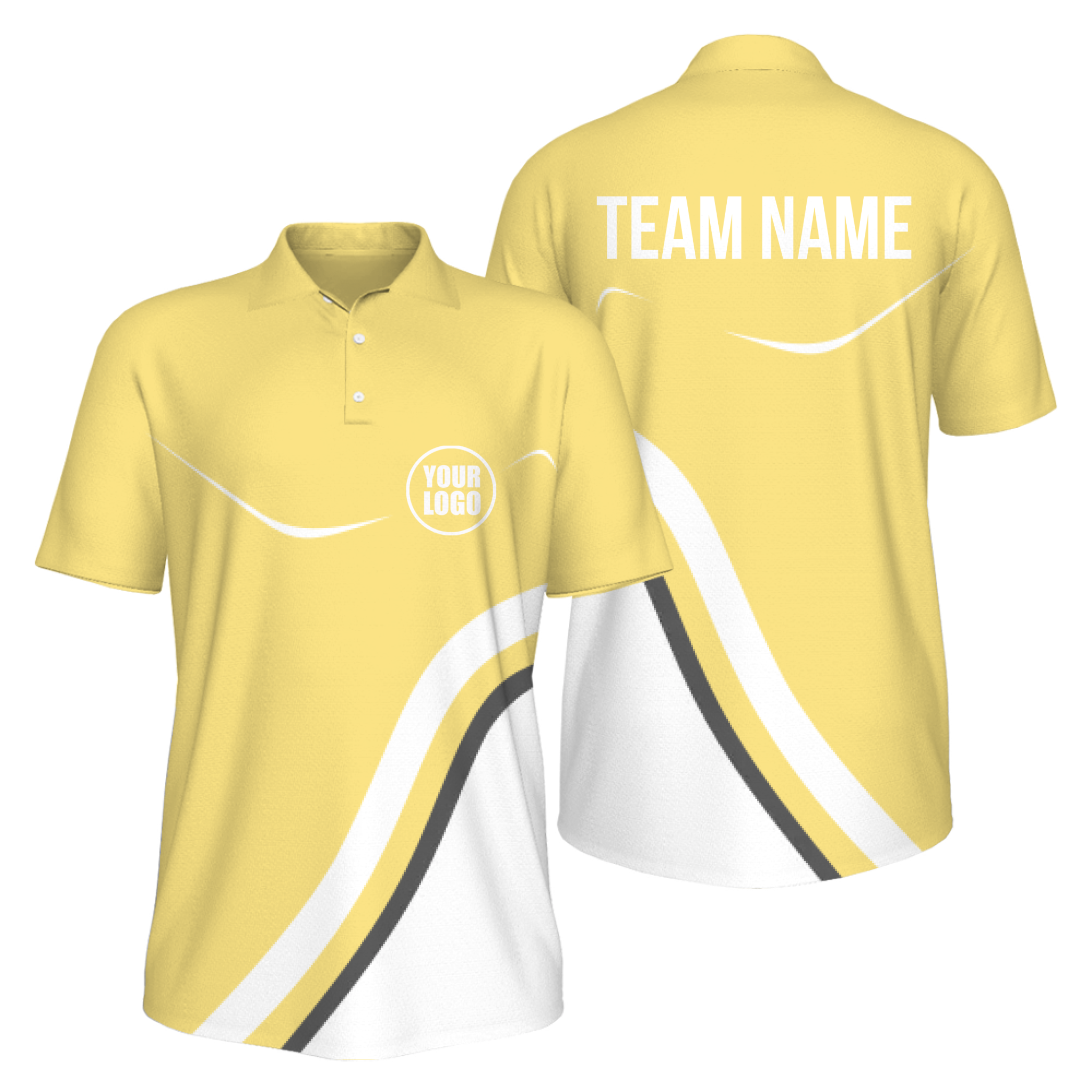 Picklewin Minimal Custom Pickleball UV Protection Polo Shirt For Men 5