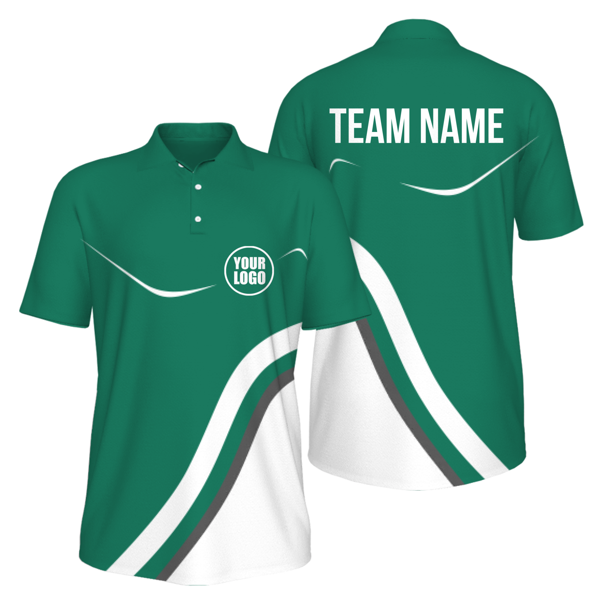 Picklewin Minimal Custom Pickleball UV Protection Polo Shirt For Men 8